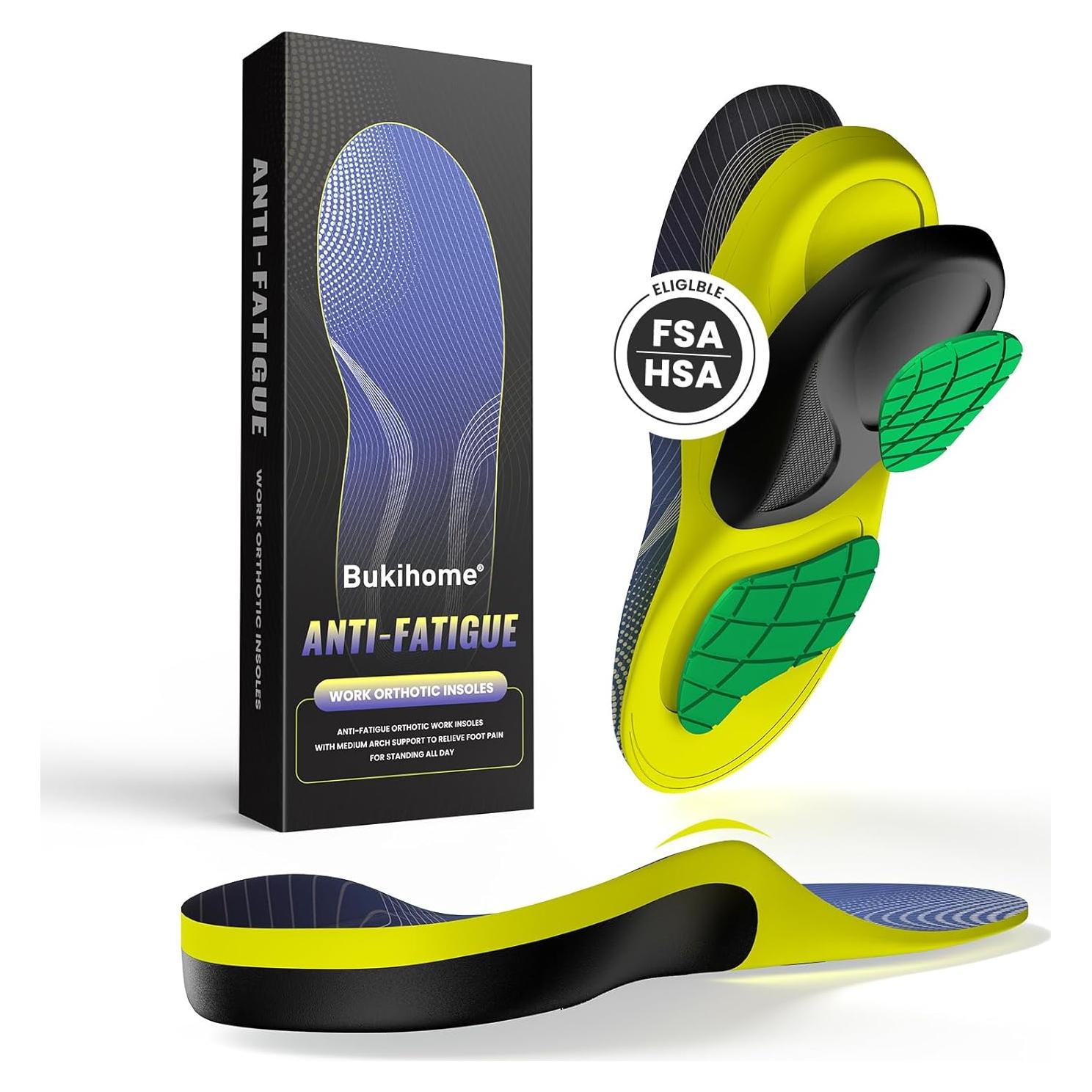 Plantillas Ortopédicas Bukihome para Arcos Altos - S: 6.5-7