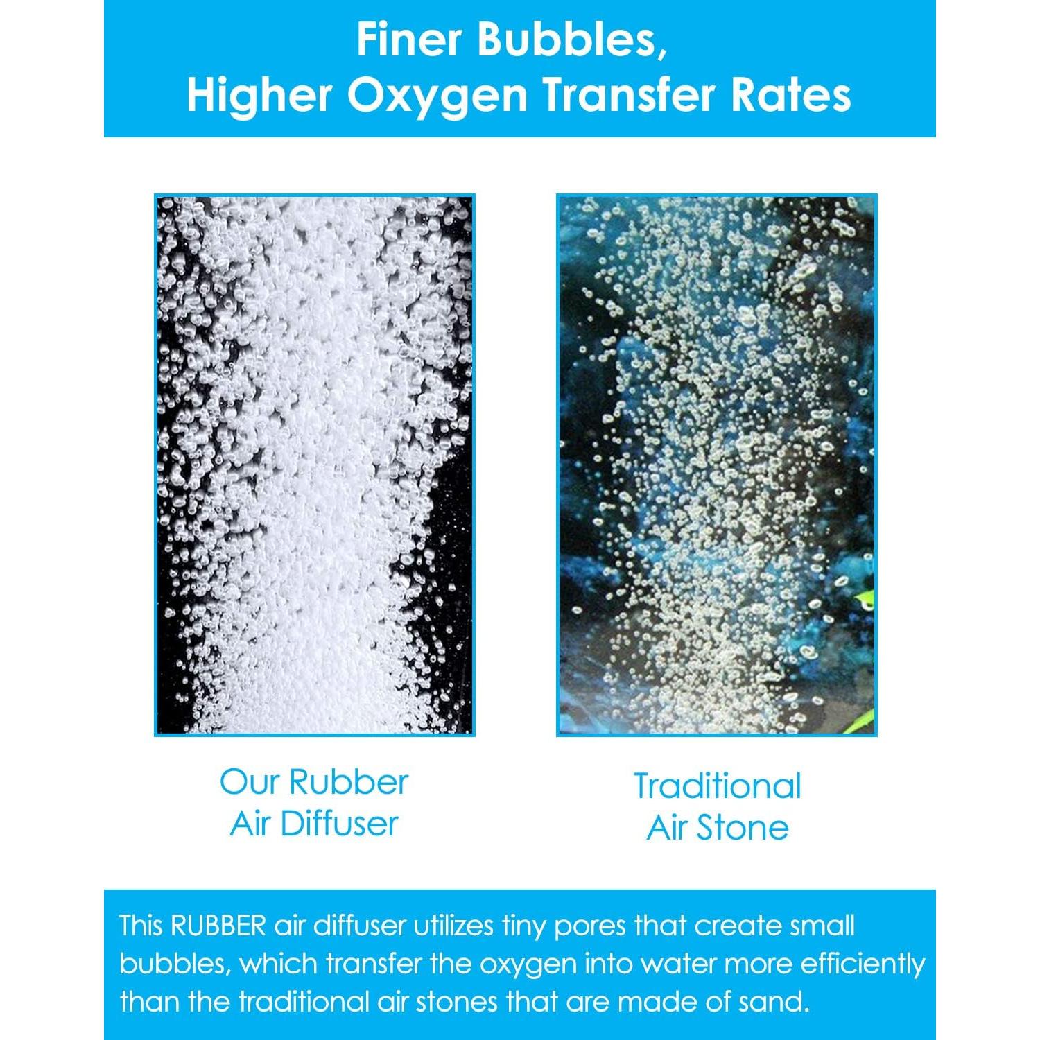 Piedra de Aire para Acuario AquaMiracle 20cm Goma Anti-Bloqueo