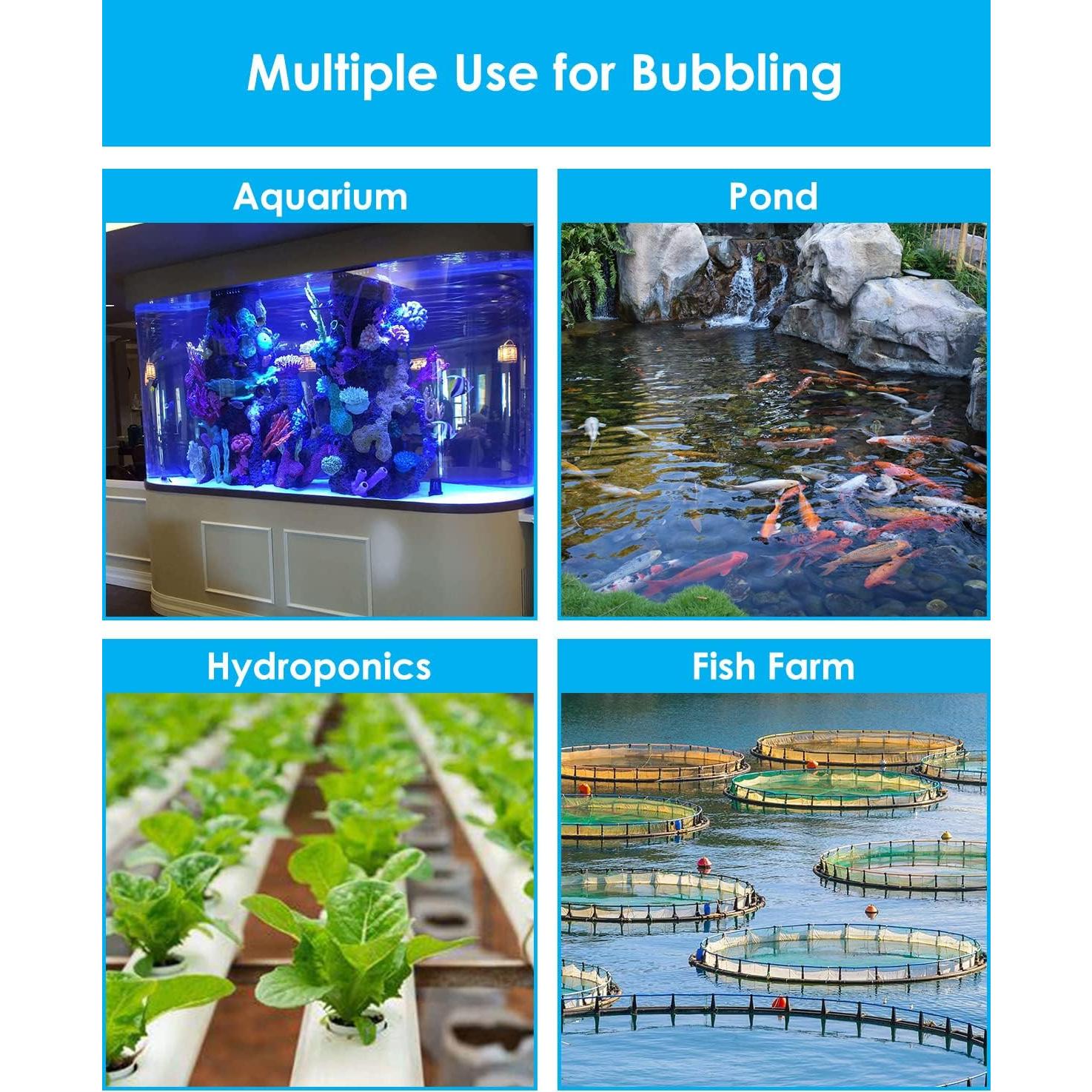 Piedra de Aire para Acuario AquaMiracle 20cm Goma Anti-Bloqueo