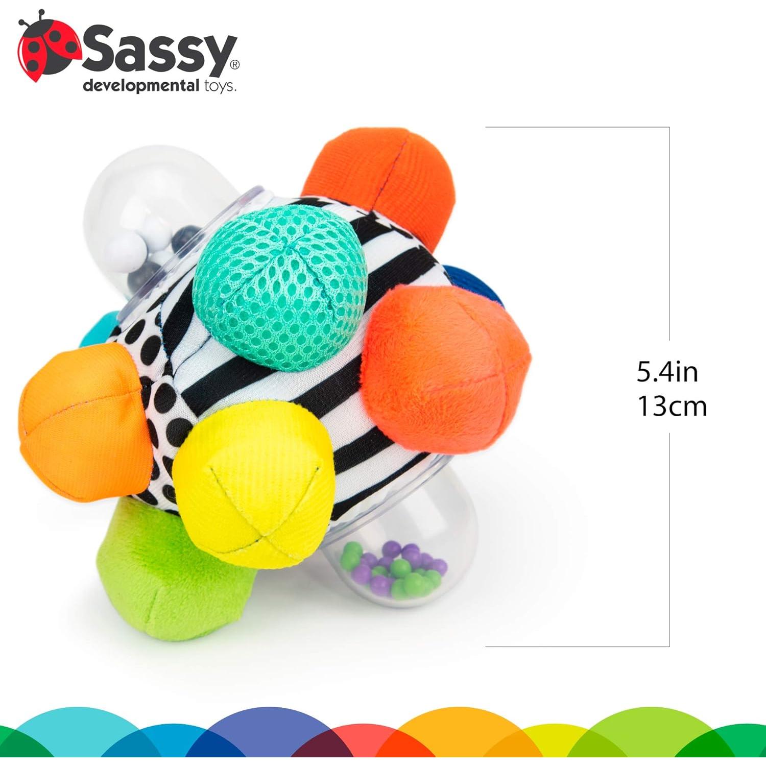 Pelota Bumpy Sassy para Desarrollo Motor 14x19x22.6cm