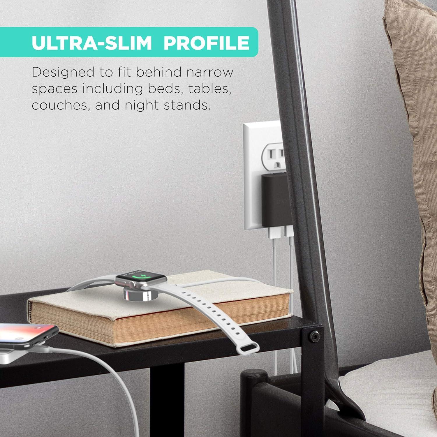 Cargador de pared USB iHome AC Pro 2 puertos 18g negro