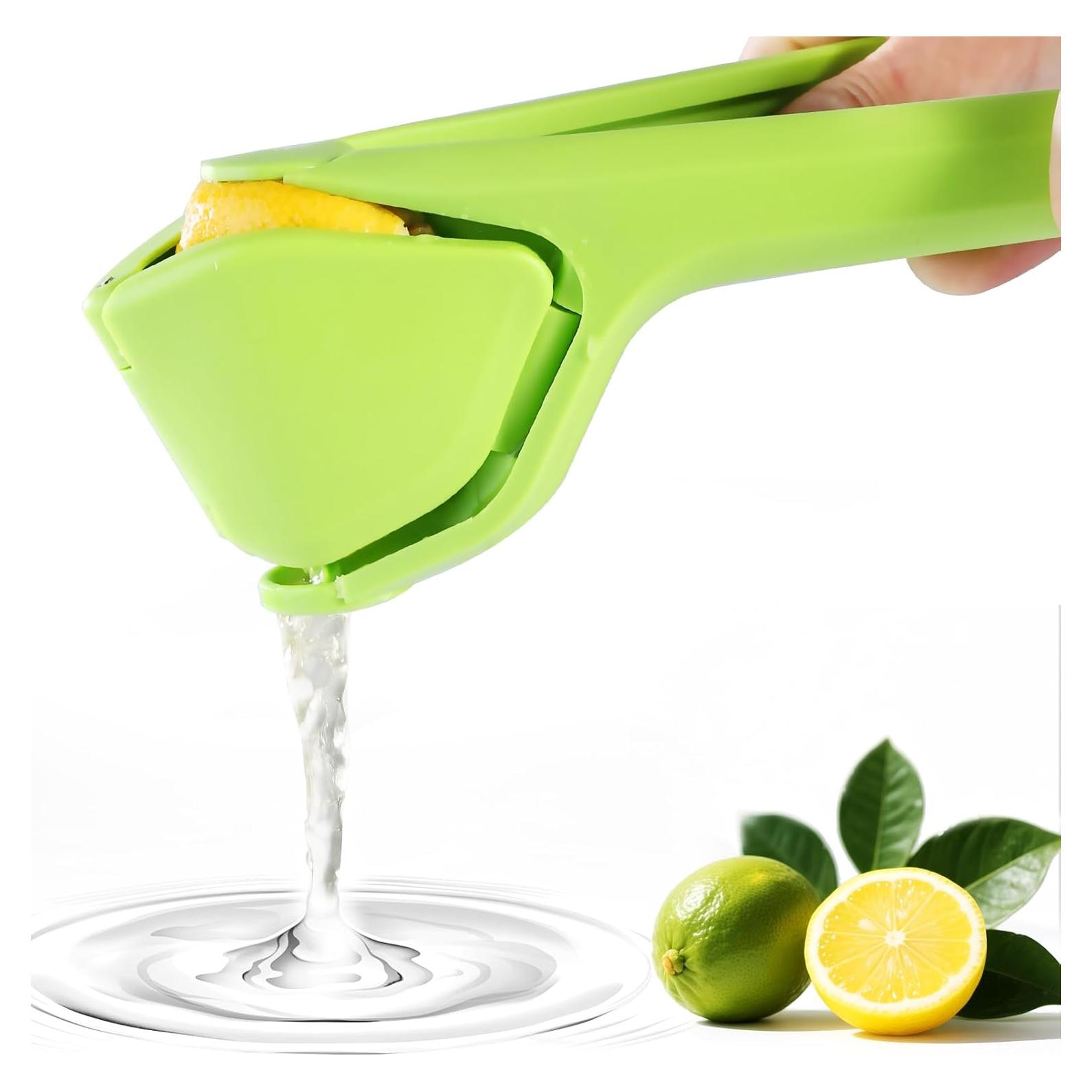 Exprimidor Manual de Limón HUMUTA Verde, Prensa de Jugo Efectiva