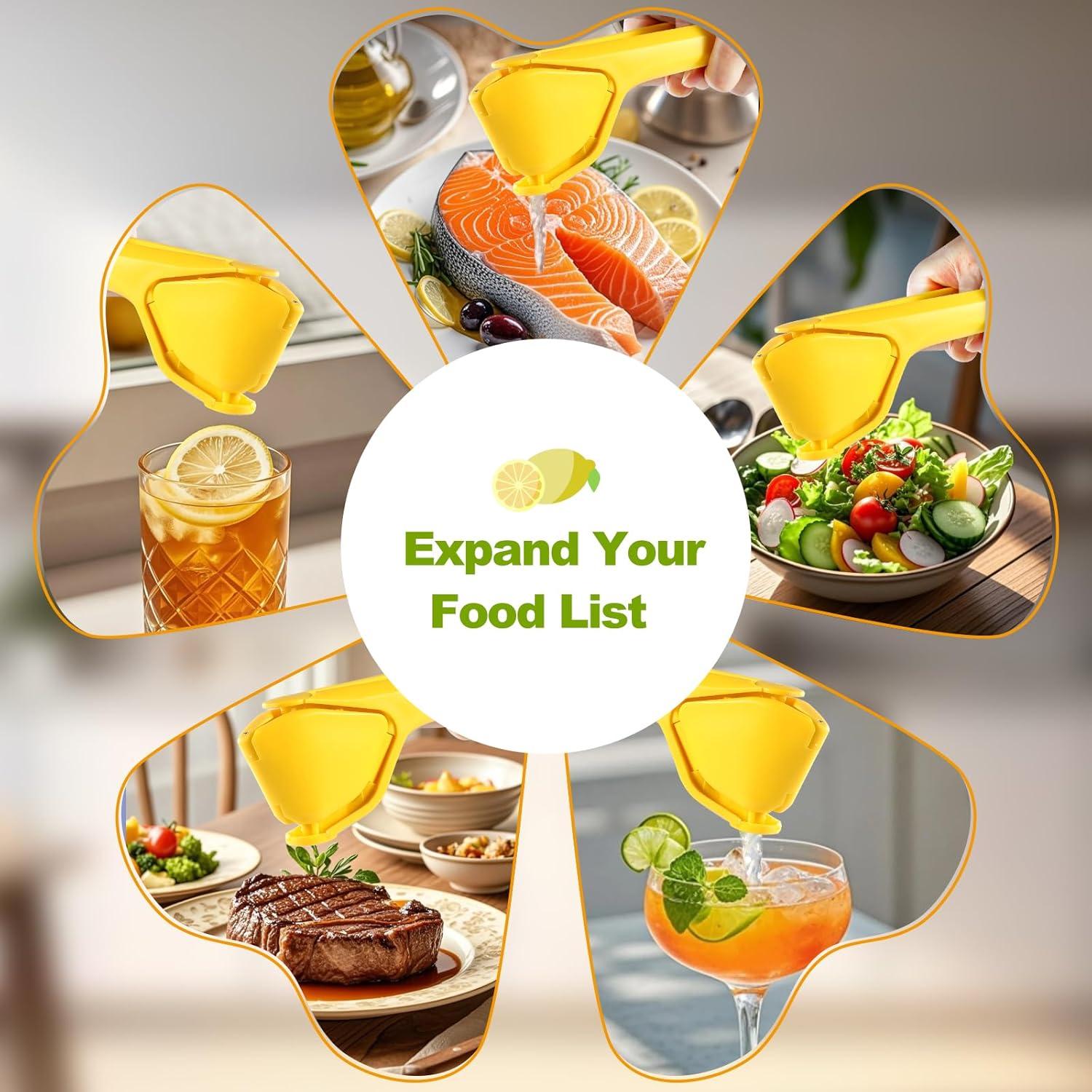 Exprimidor Manual de Limón HUMUTA Verde, Prensa de Jugo Efectiva