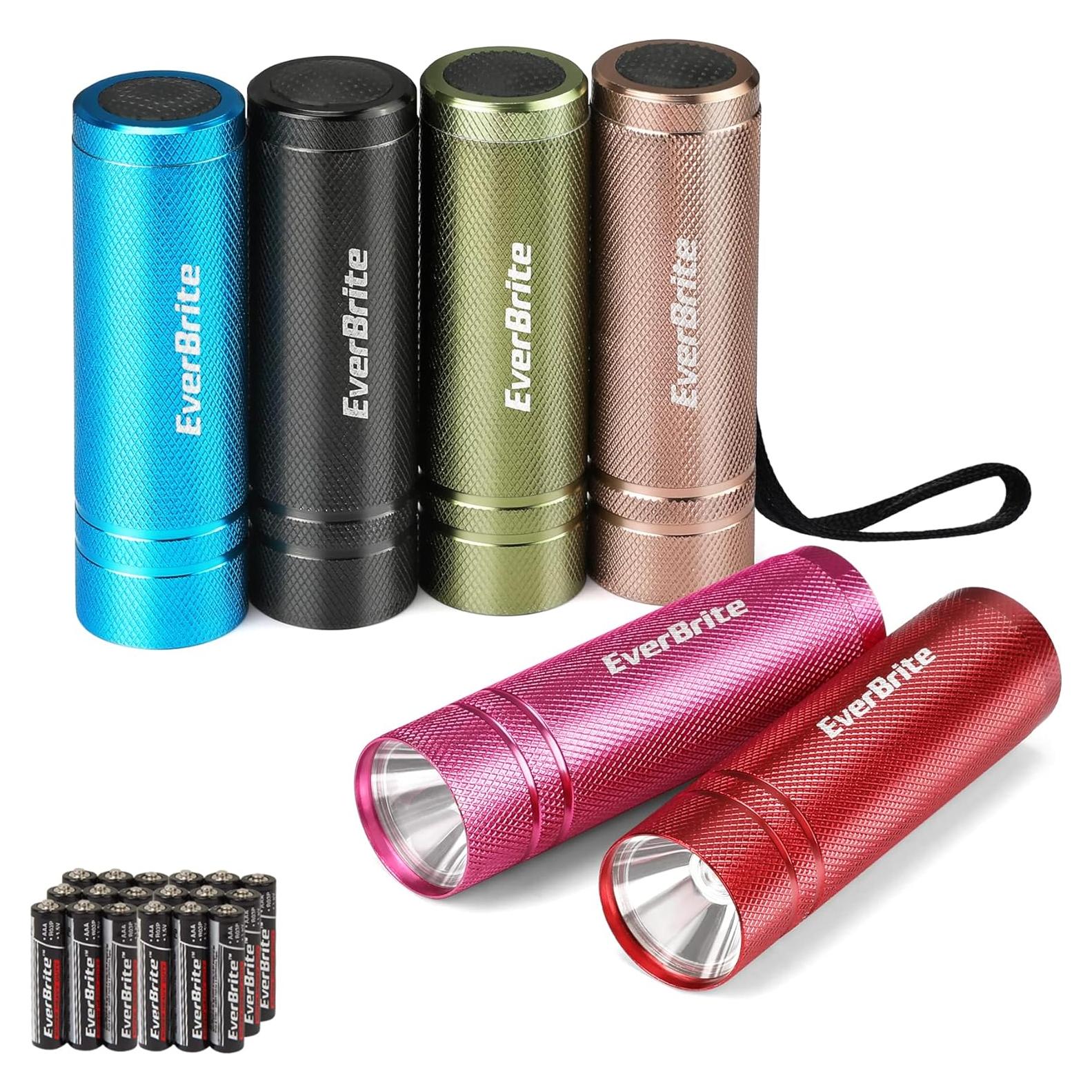 Conjunto de 6 Linternas LED Mini EverBrite de Aluminio