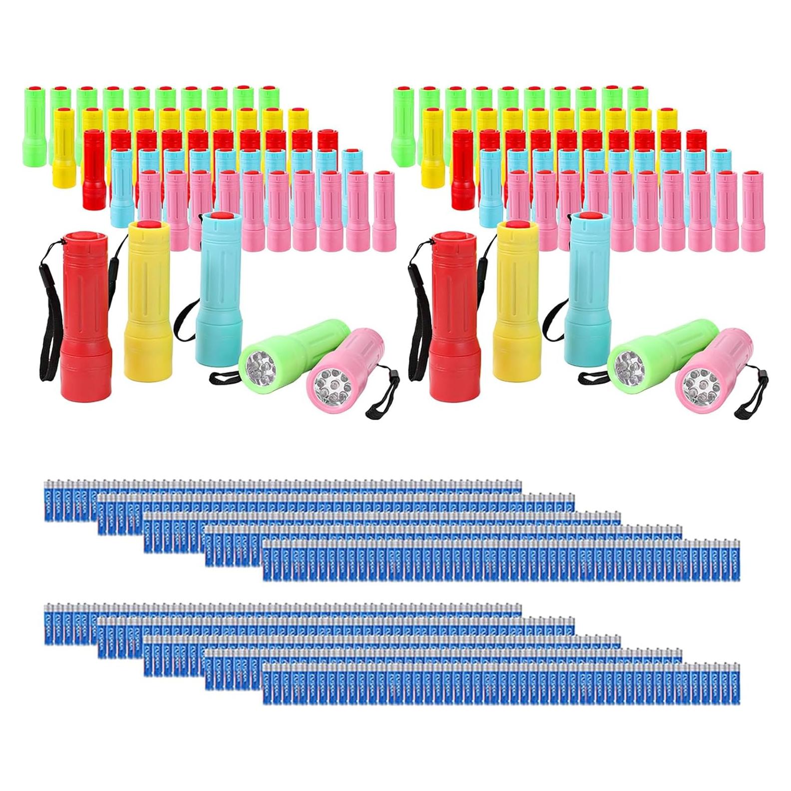Paquete de 100 Mini Linternas LED Hilngav Multicolores