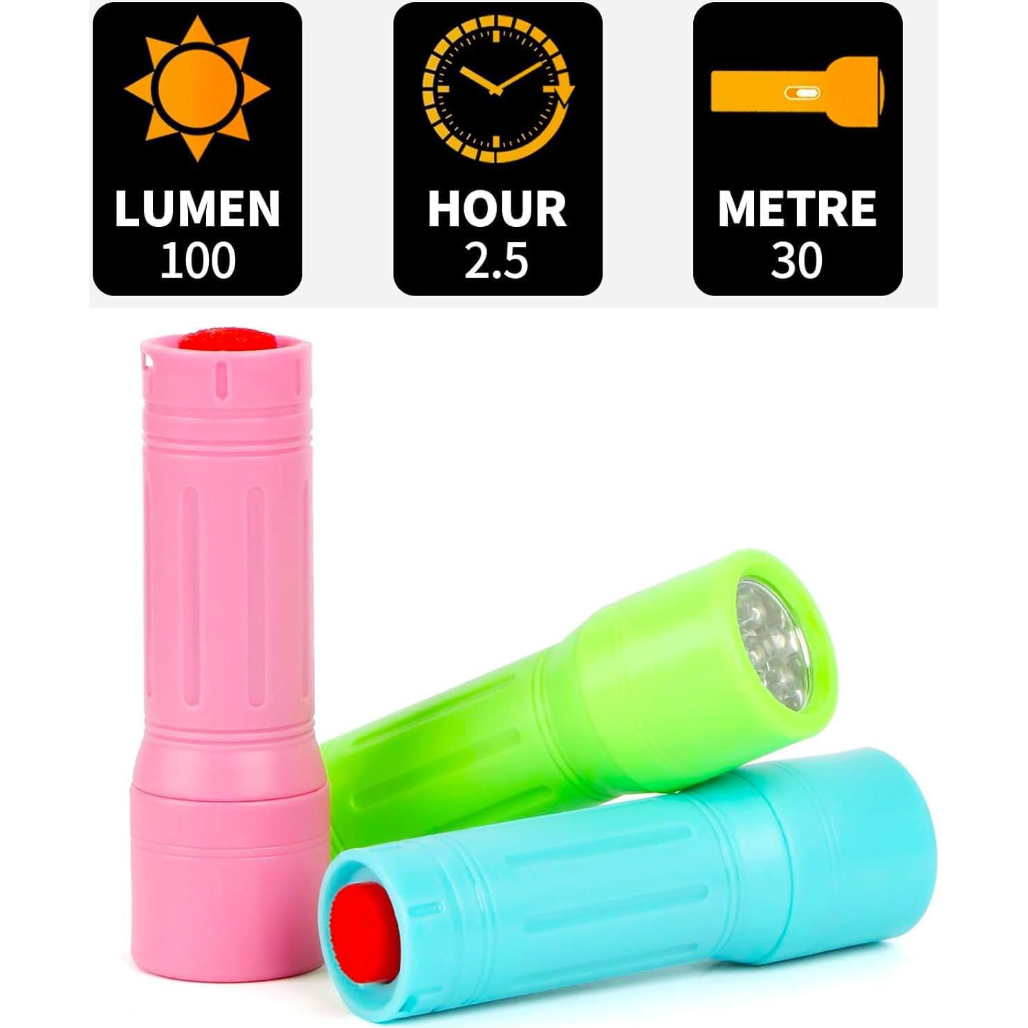 Paquete de 100 Mini Linternas LED Hilngav Multicolores