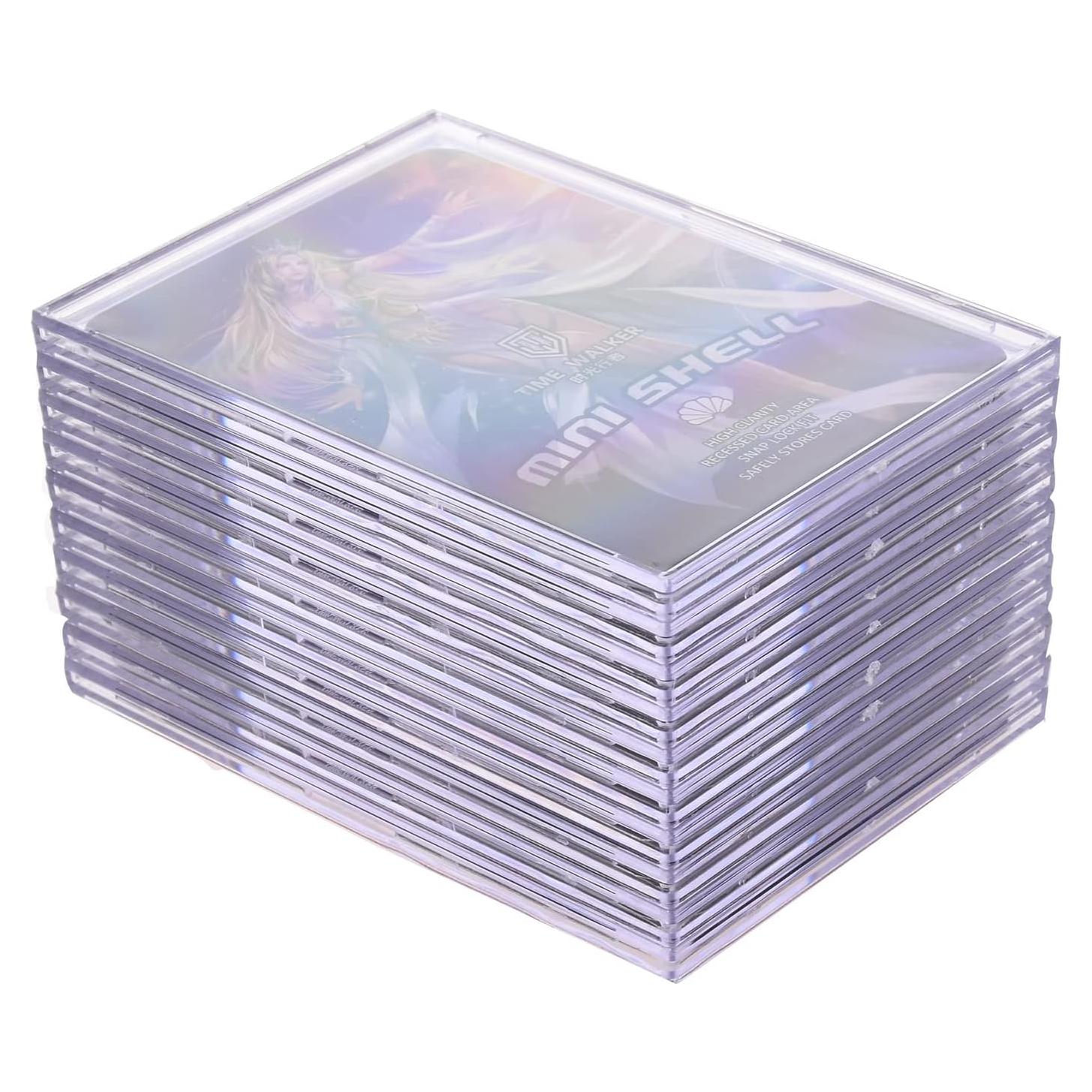 Fundas para Tarjetas Coleccionables Tpoael 10 Piezas Acrílico