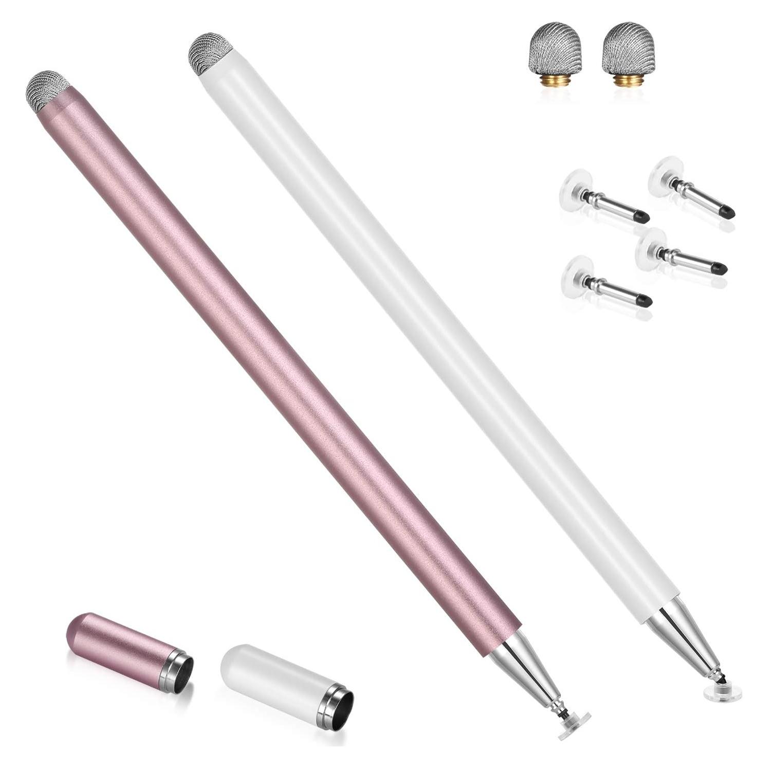 Lápiz Stylus Universal OOCLCURFUL con Punta de Disco y Fibra