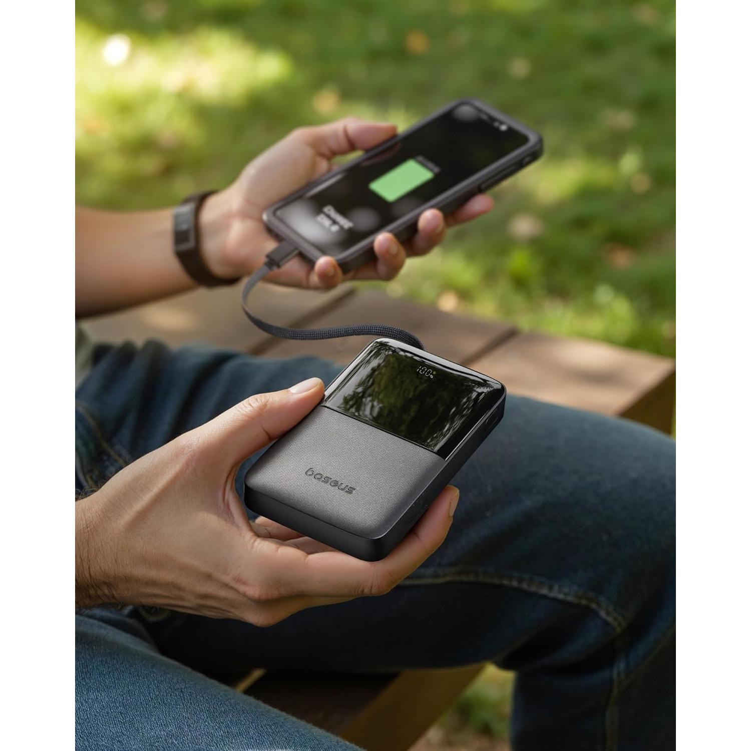 Cargador Portátil Baseus 10000mAh PD 22.5W con Cable USB-C