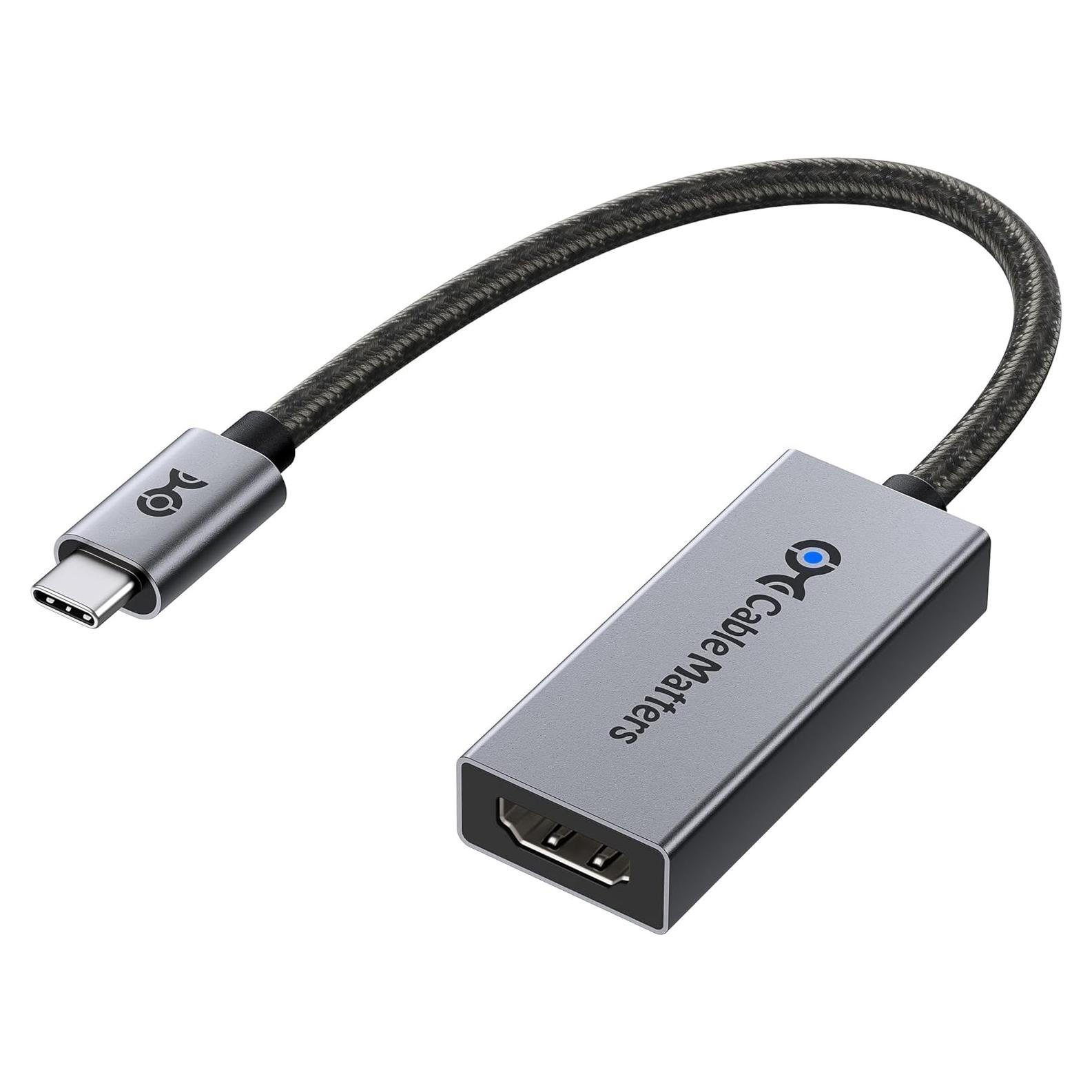 Adaptador USB-C a HDMI 2.1 Cable Matters 8K 60Hz 48Gbps