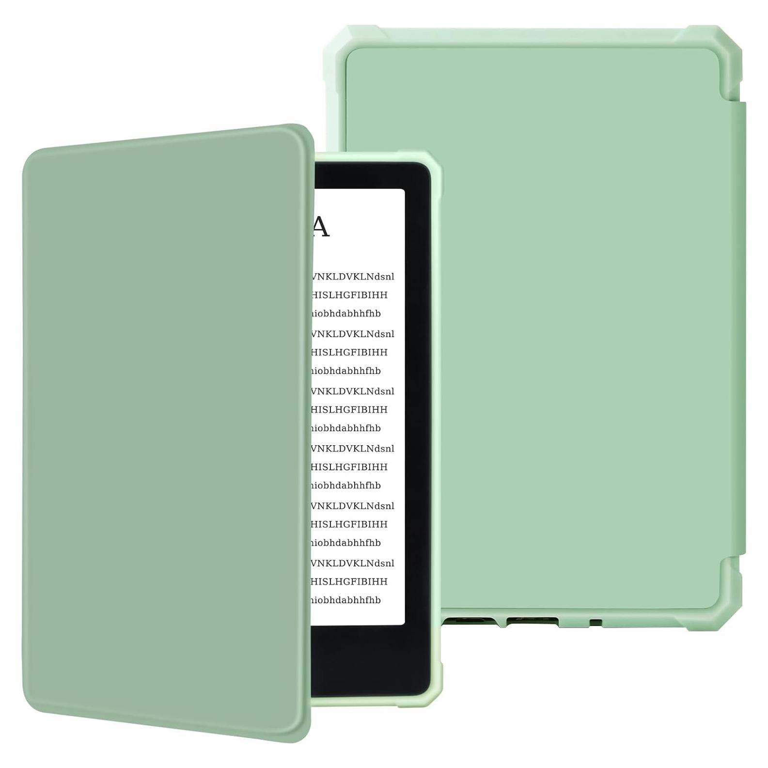 Funda FUWANG para Kindle Paperwhite 6.8" 11ª Gen 2021 Verde Agave