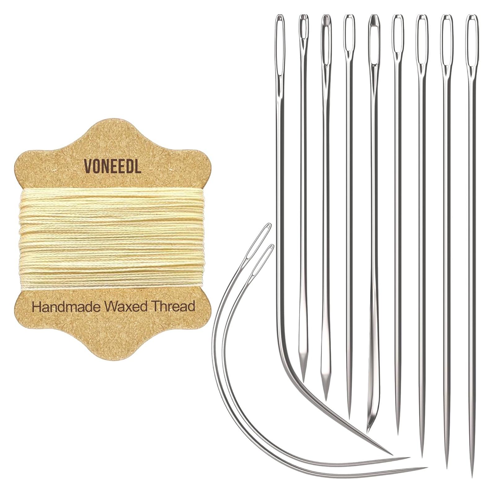 Kit de Reparación de Tapicería VONEEDL 11 Piezas Hilo y Agujas