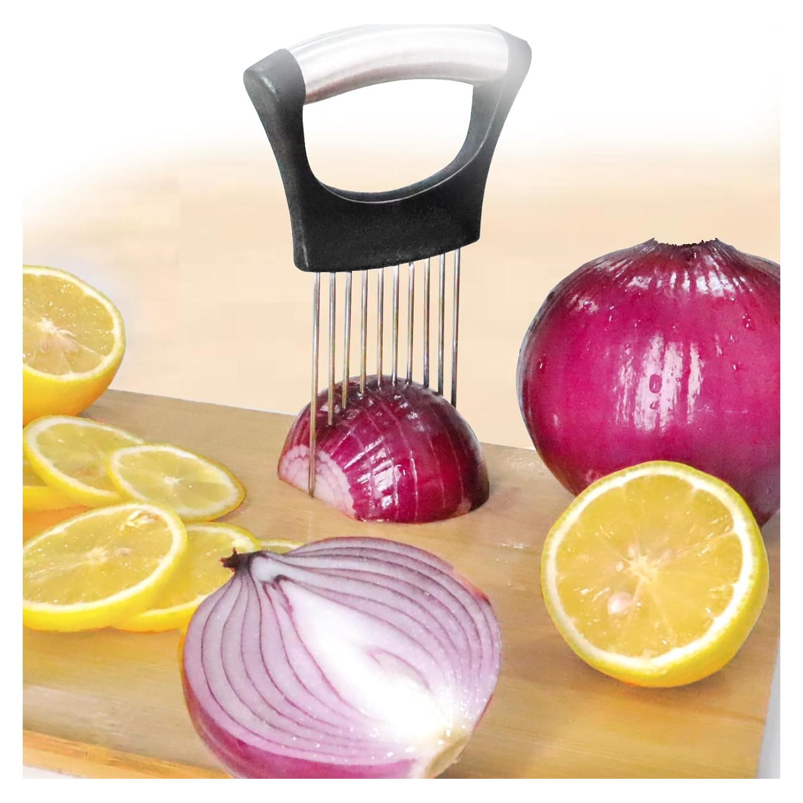 Cortador de Cebolla KOOLNOOK Acero Inoxidable 14x9.4cm