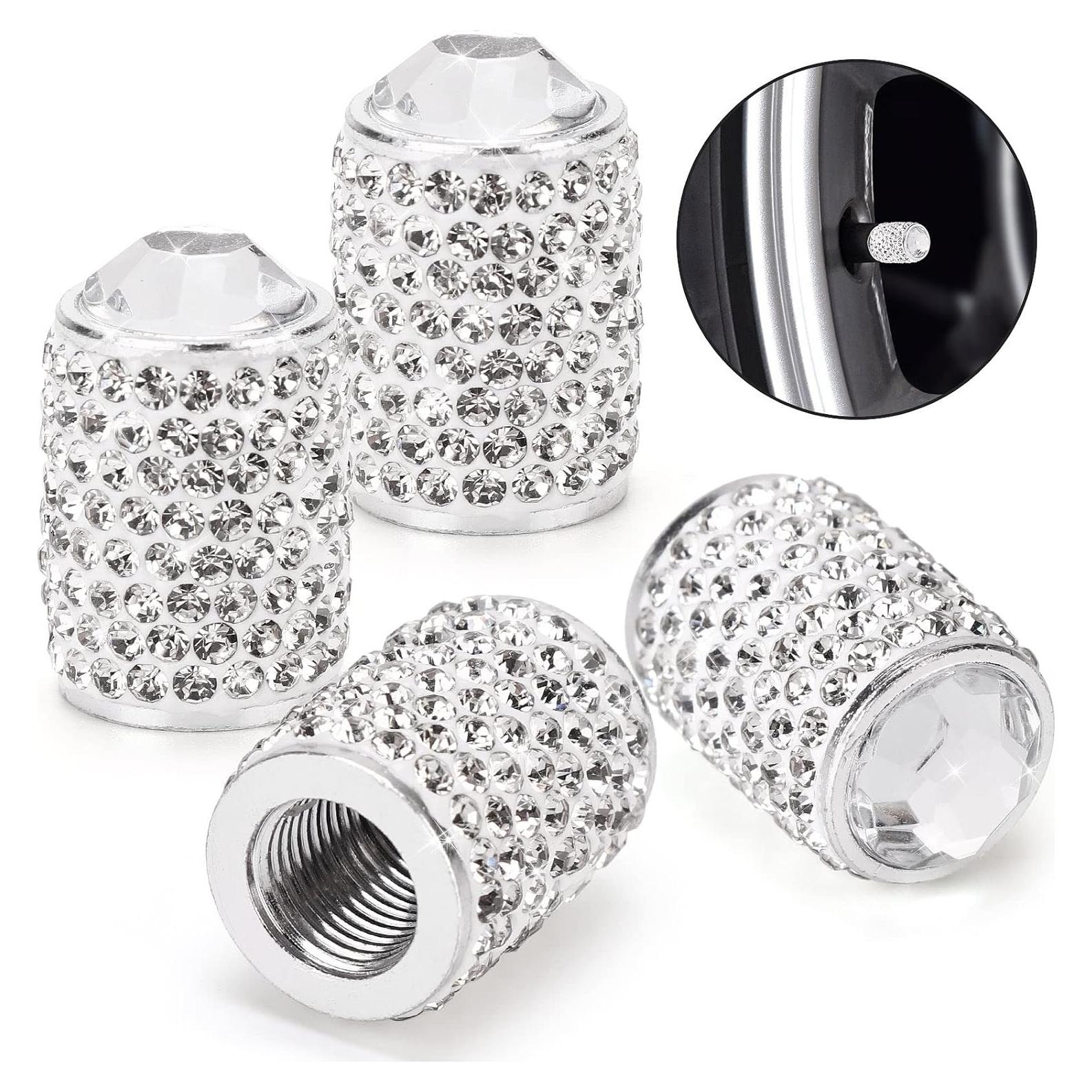 Tapas de Válvula de Neumático ToBeQueen Brillantes 4 Pzas