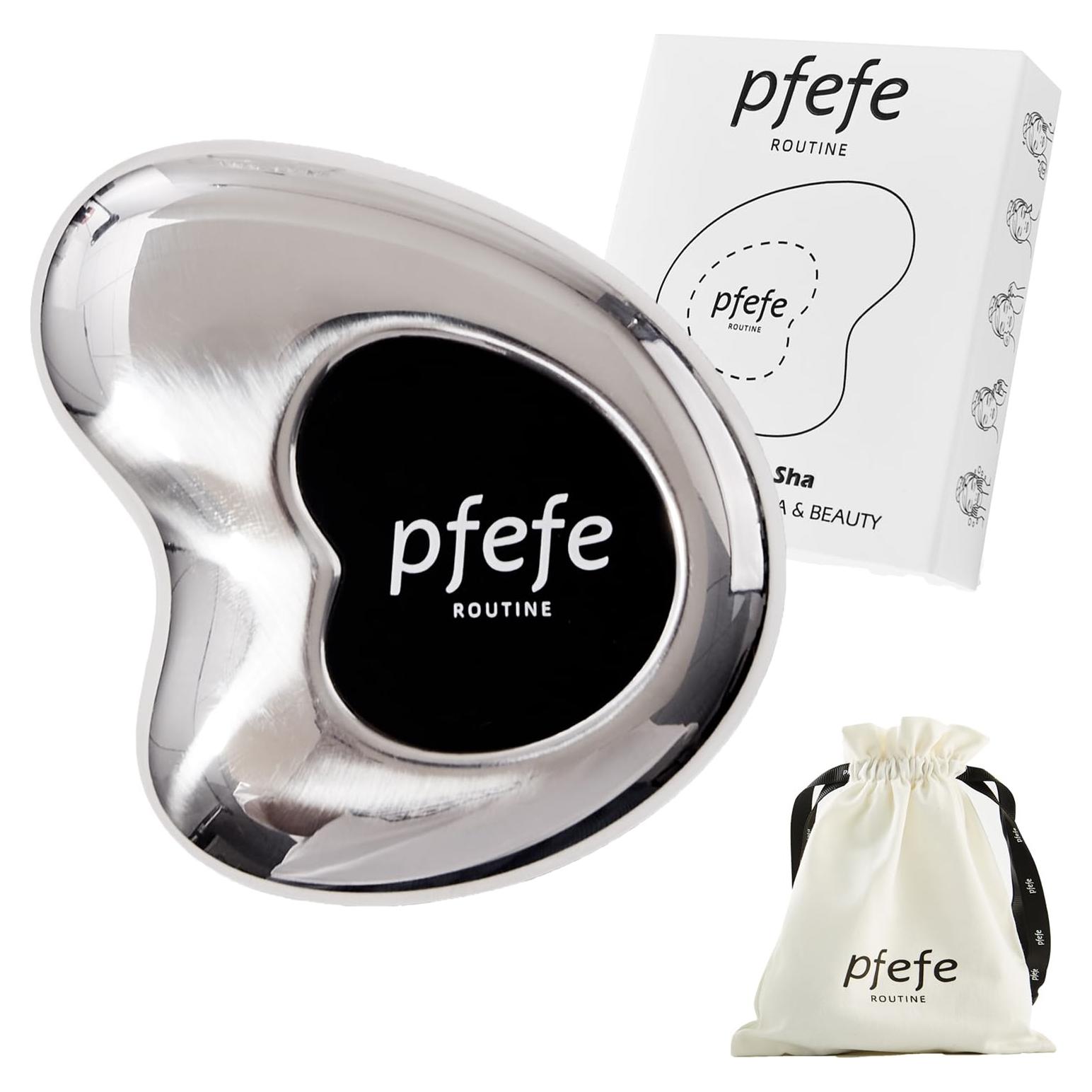 Gua Sha Cryo de Acero Inoxidable PFEFE - Facial y Corporal