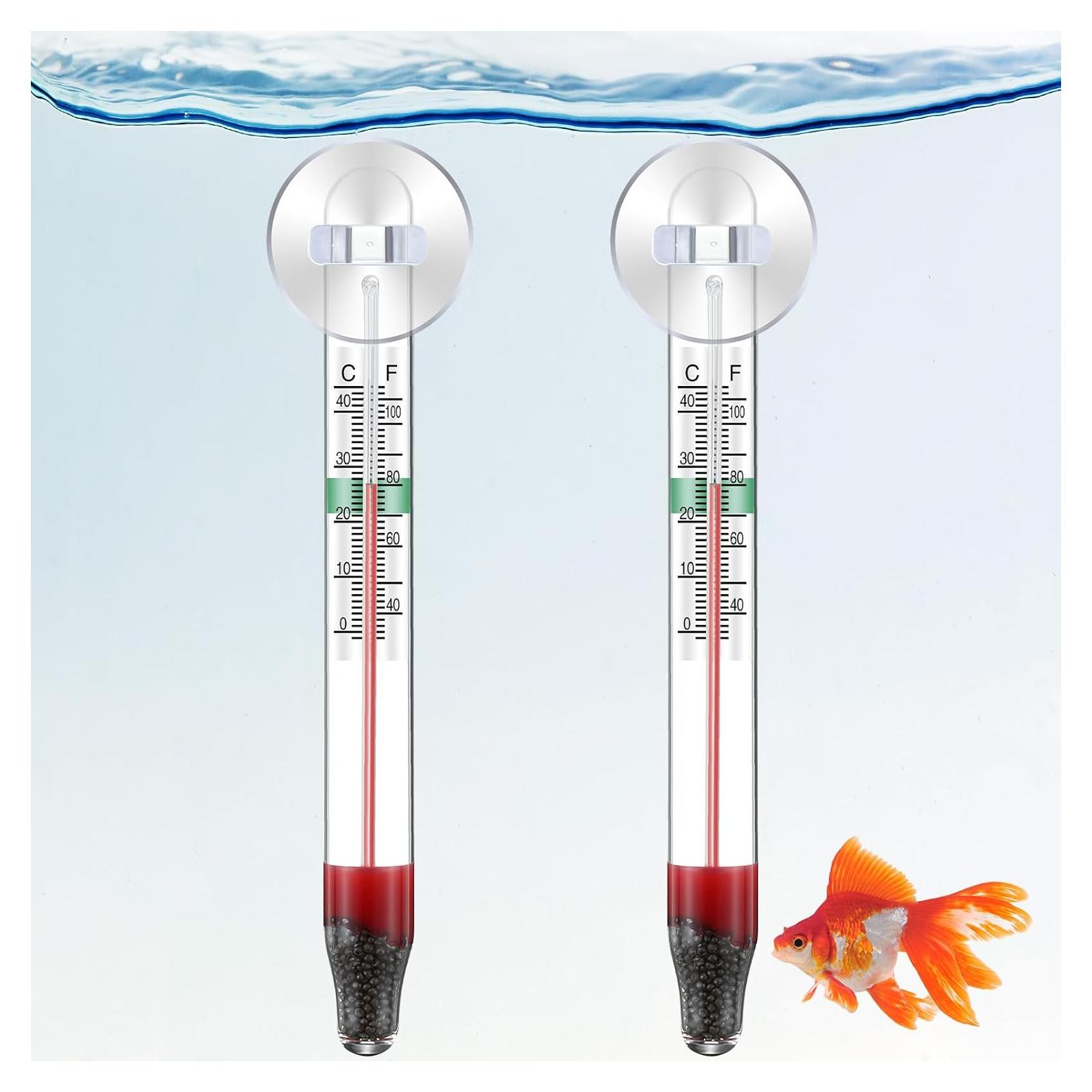 Termómetros Flotantes para Acuarios Dreyoo - 2 Pcs Vidrio