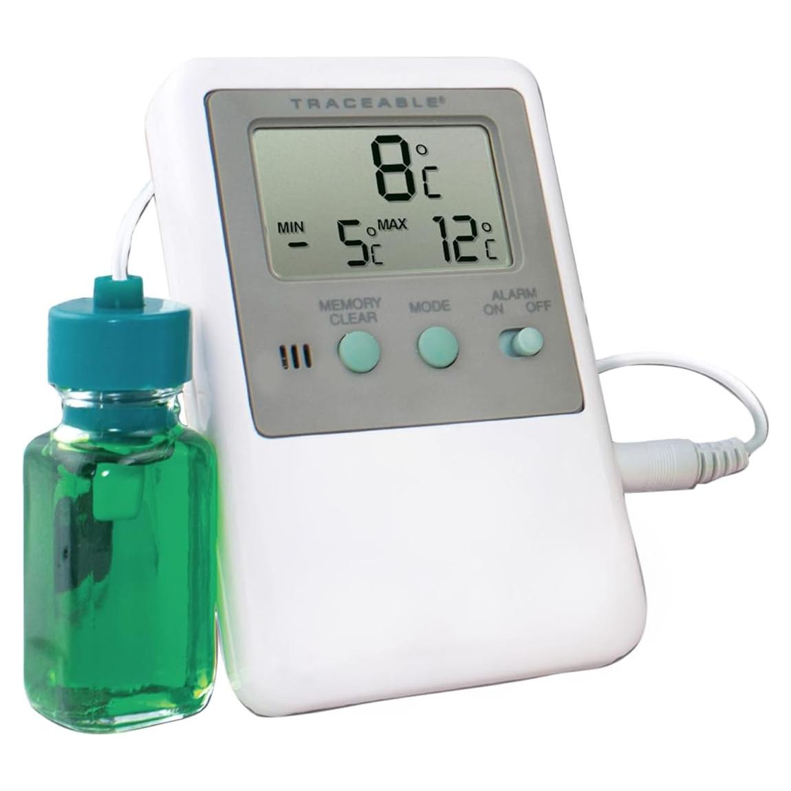 Termómetro Digital Rastreable COLE-PARMER Sonda de Botella