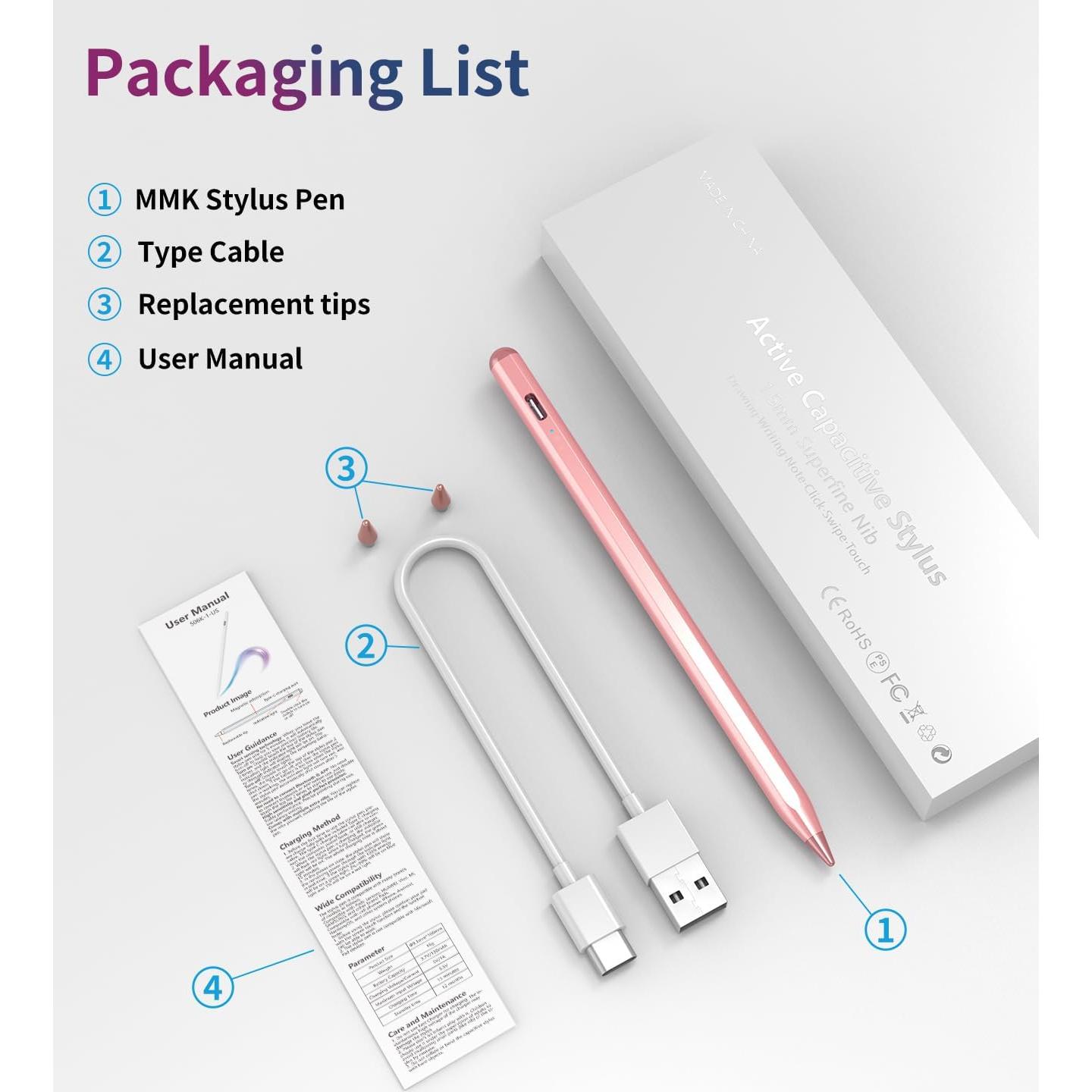 Lápiz Stylus Universal MMK para Tablets y Teléfonos Android e iPhone