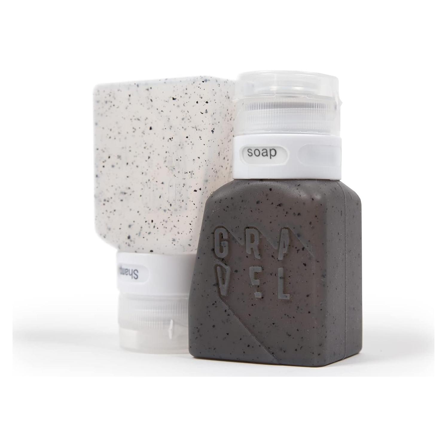 Botellas de Viaje Gravel 3oz A Prueba de Fugas - 2 Pack