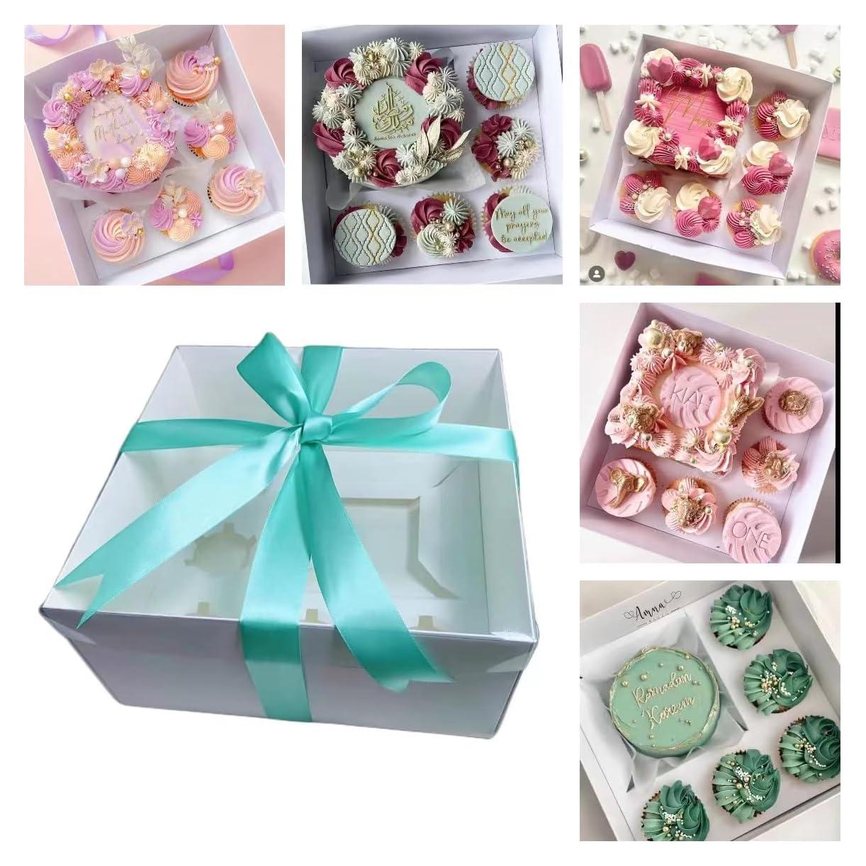 Caja Bento para Pastel y 5 Cupcakes WOO LOVE TB02