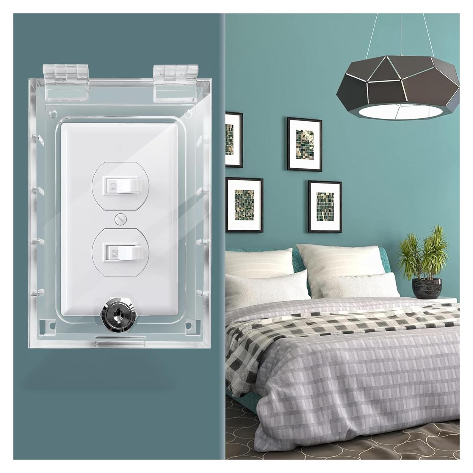 Cubierta de Interruptor Groword a Prueba de Bebés 1 Paquete