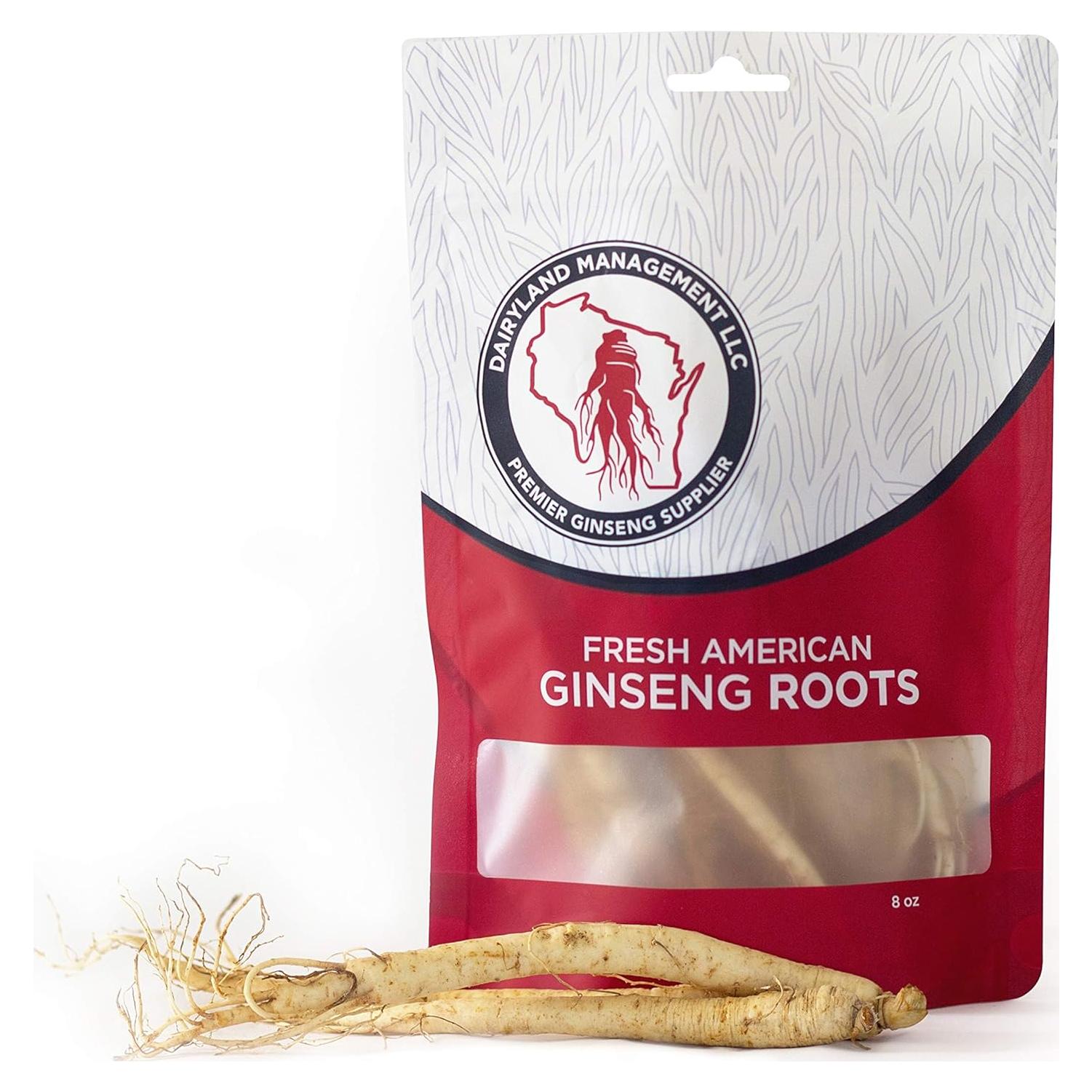 Raíces de Ginseng Americano Fresco Dairyland 113.4 g Premium