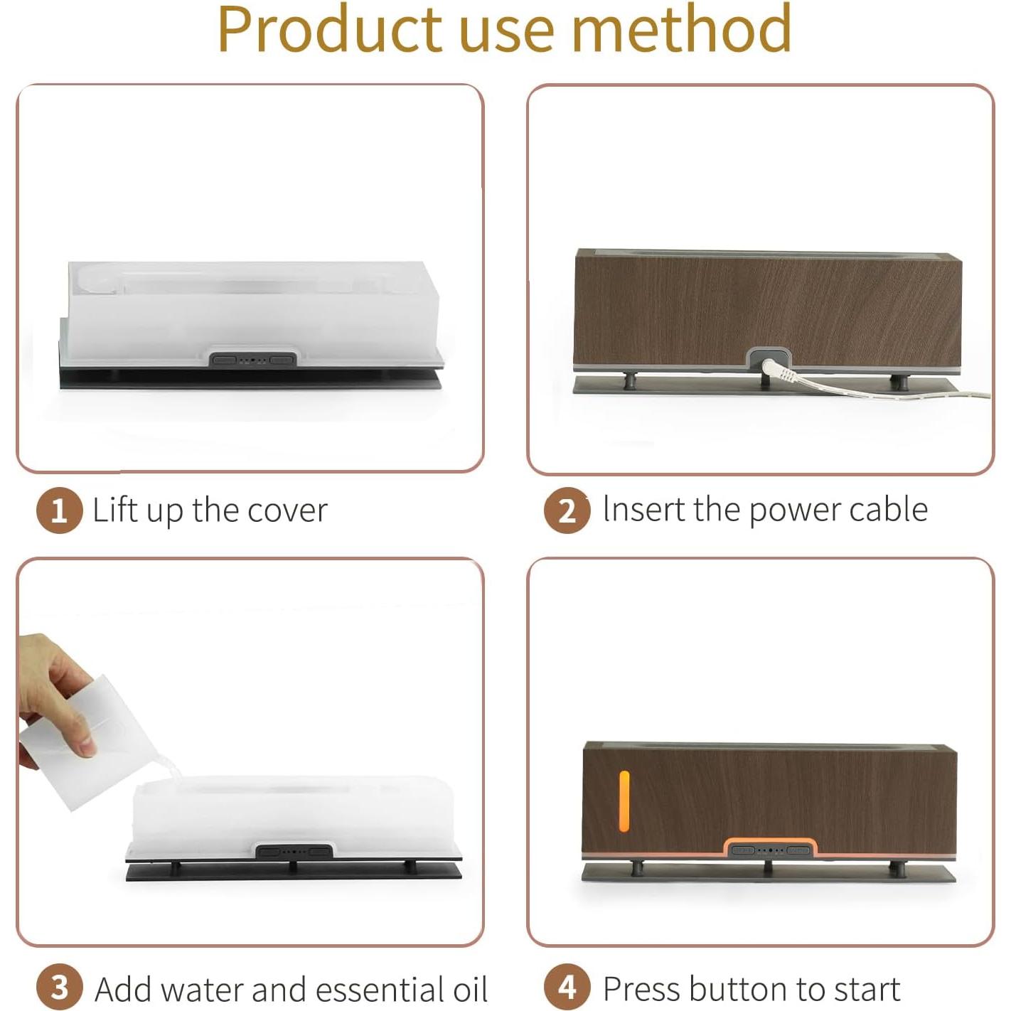 Difusor de Aceite Esencial Difusoramor DF-2303 200ml Marrón