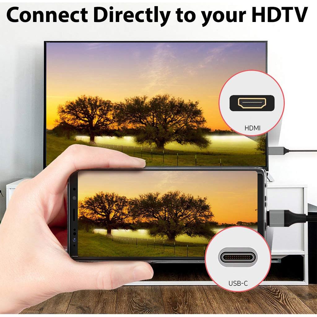 Cable HDMI USB-C 4K Volt Plus Tech 1.8m para Motorola