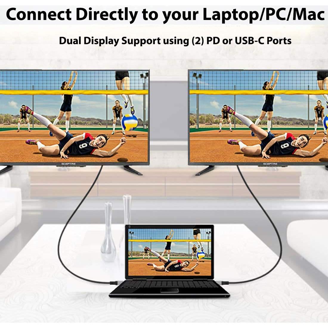 Cable HDMI USB-C 4K Volt Plus Tech 1.8m para Motorola