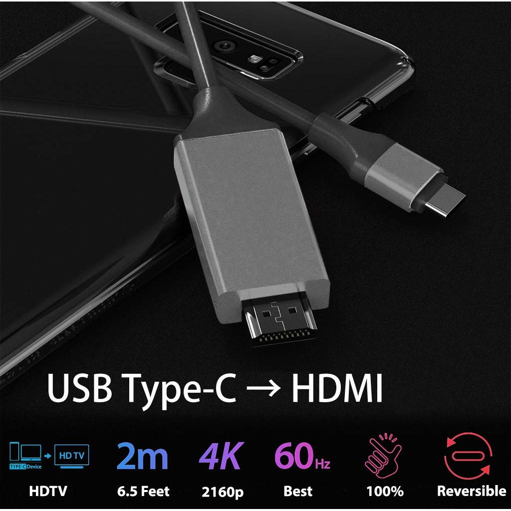 Cable HDMI USB-C 4K Volt Plus Tech 1.8m para Motorola