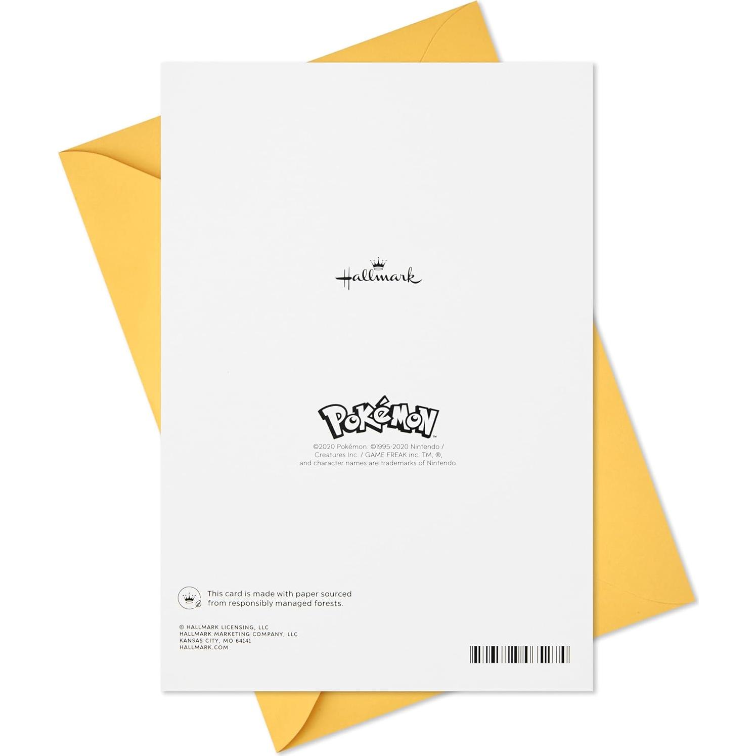 Tarjeta de Cumpleaños Pop Up Hallmark Pokémon Niños 14.7x21 cm