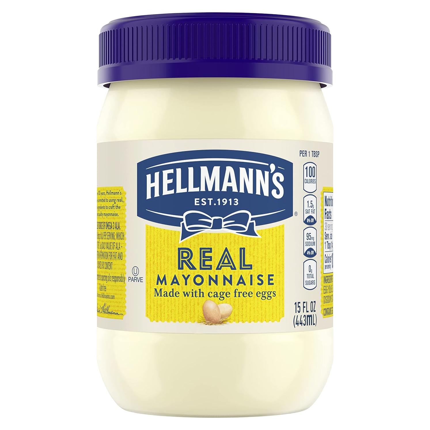 Mayonesa Real Hellmann's 425 g Sin Gluten con Huevos Libres
