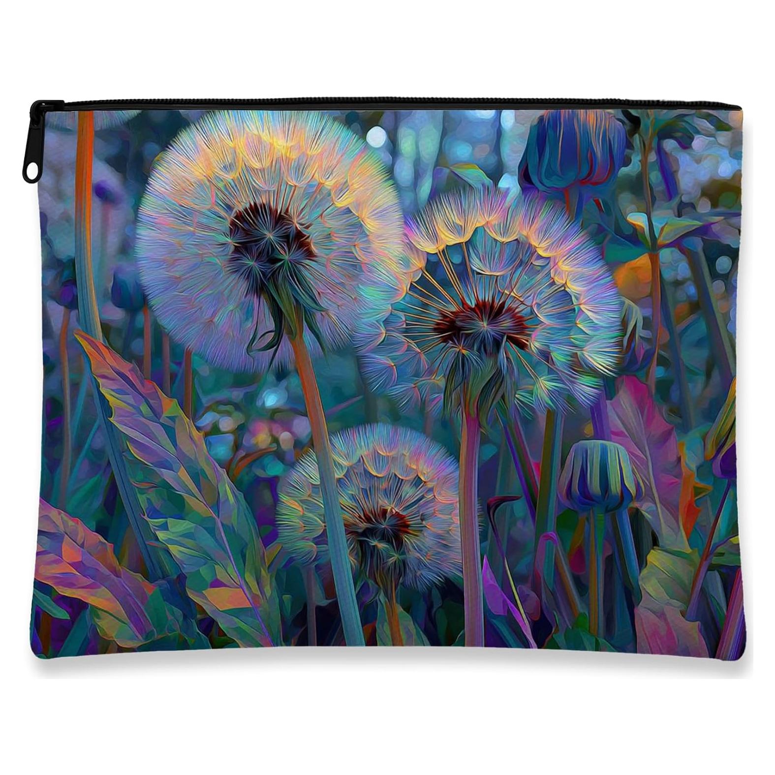 Bolsa de Maquillaje Diente de León Genérico 17.8x22.9 cm