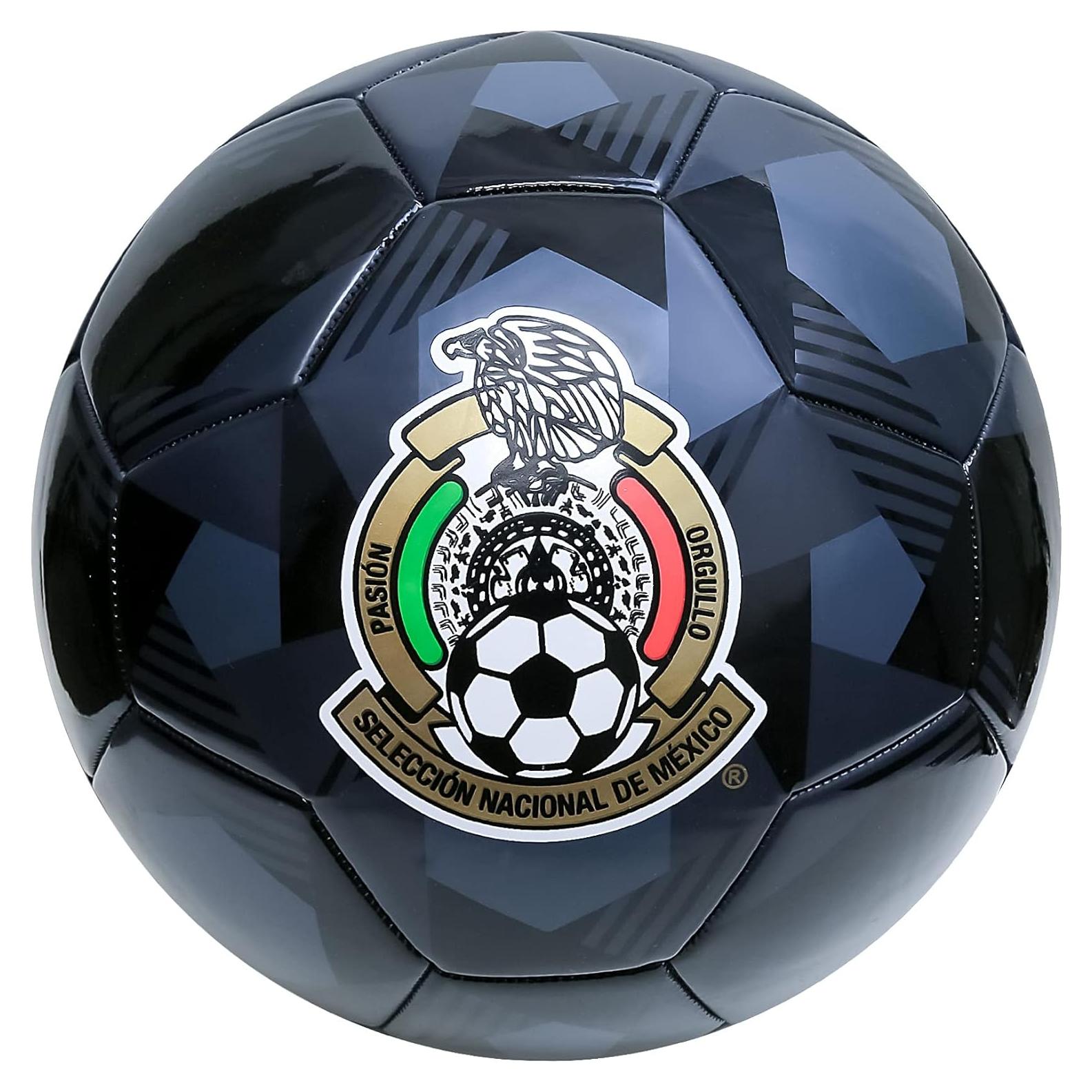 Balón de Fútbol Icon Sports Tamaño 5 Negro Licenciado