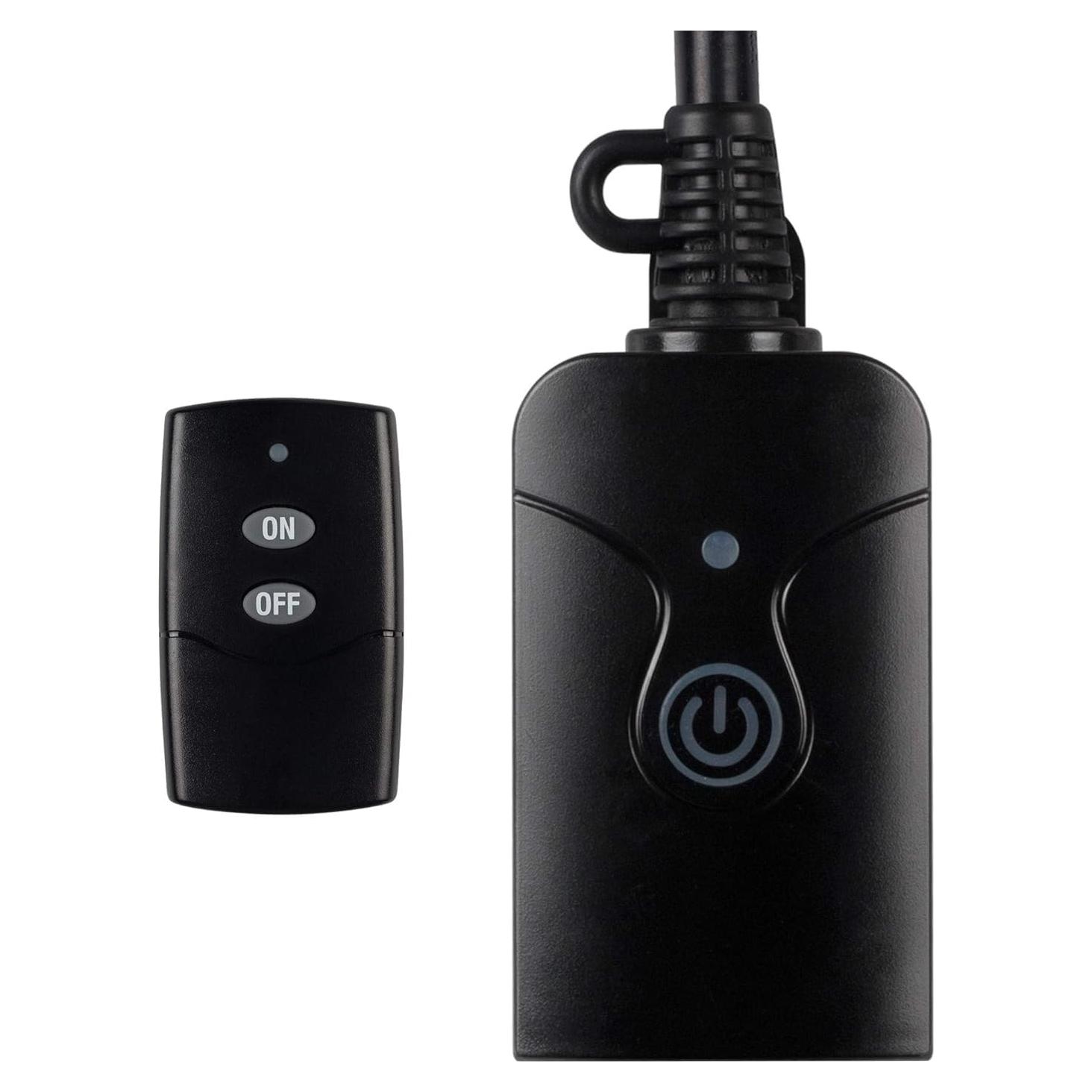 Enchufe Inalámbrico HBN Control Remoto 15A para Interiores y Exteriores