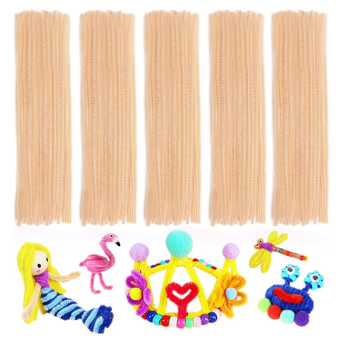 Limpiapipas Beige Bundooraking 200 Pcs 30.5 cm Calidad Premium