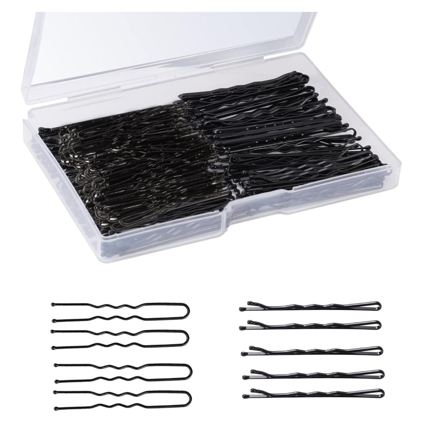 Kit de 200 Horquillas para Cabello WSICSE - 5cm Negro