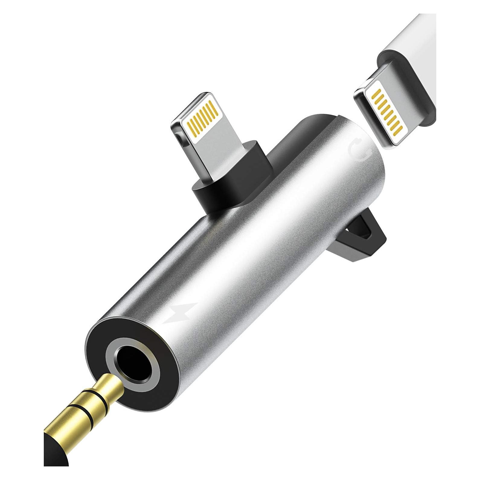 Adaptador Lightning a Jack 3.5mm Jekruyi para iPhone