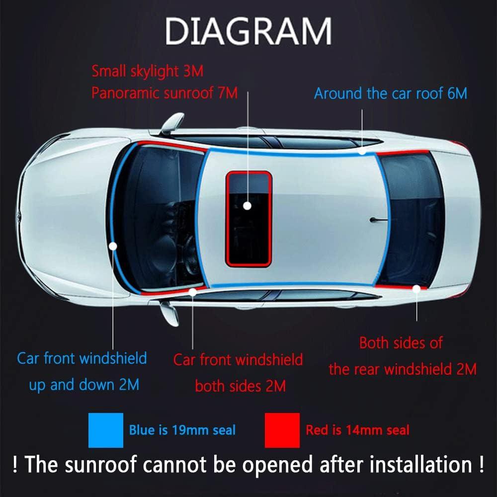 Sello de Climatización Automotriz Aokdom 5m x 14mm Impermeable