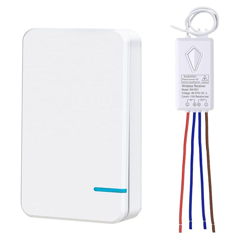 Interruptor Inalámbrico Mini Thinkbee SW-SK1&R01, Control Remoto 600m