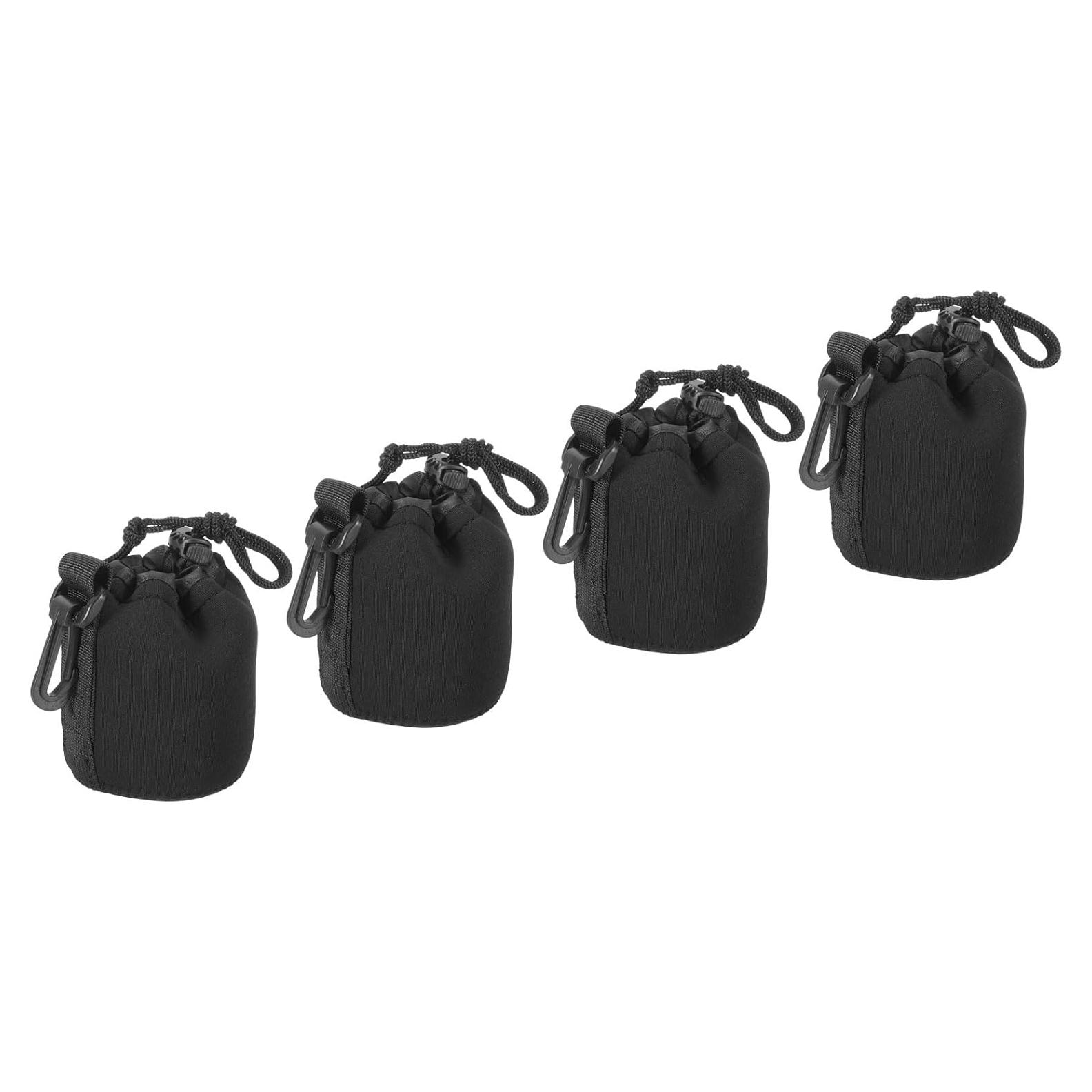 Bolsa para Lentes de Cámara PATIKIL Neopreno 4 Pcs 75x100mm