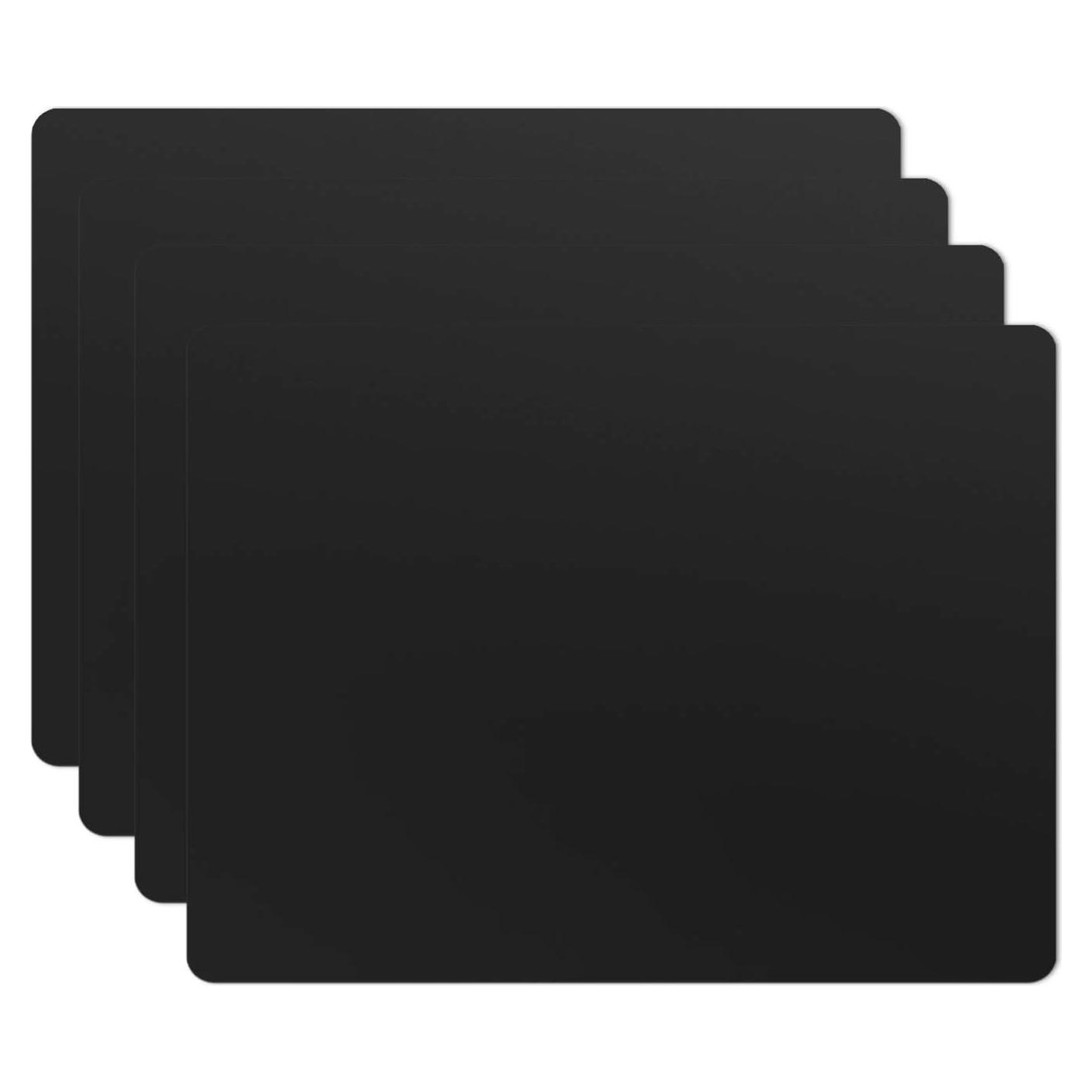 Manteles de Silicona Grado Alimenticio Panzexin 30x40cm 4pzas Negro