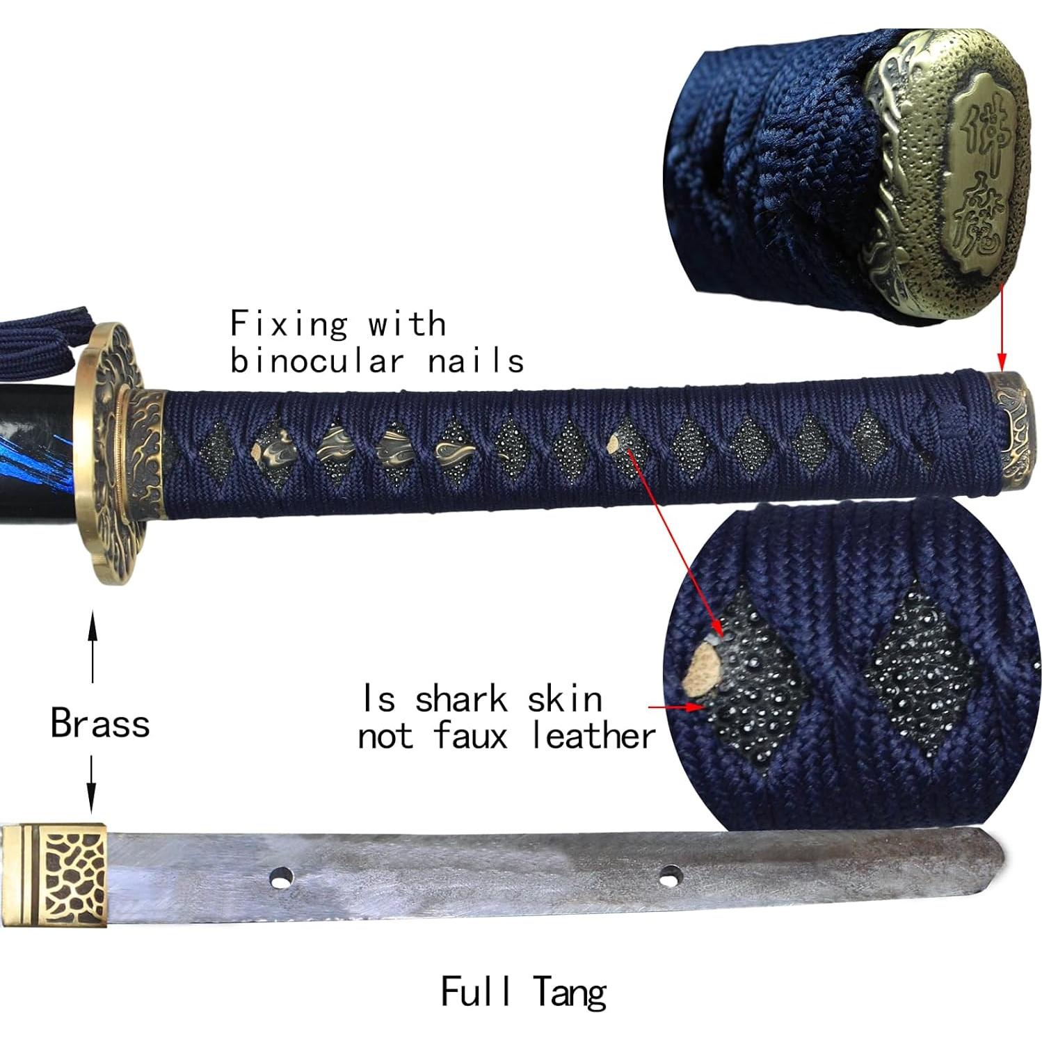 Katana Japonesa Shunansword Hecha a Mano 102.87 cm Afilada