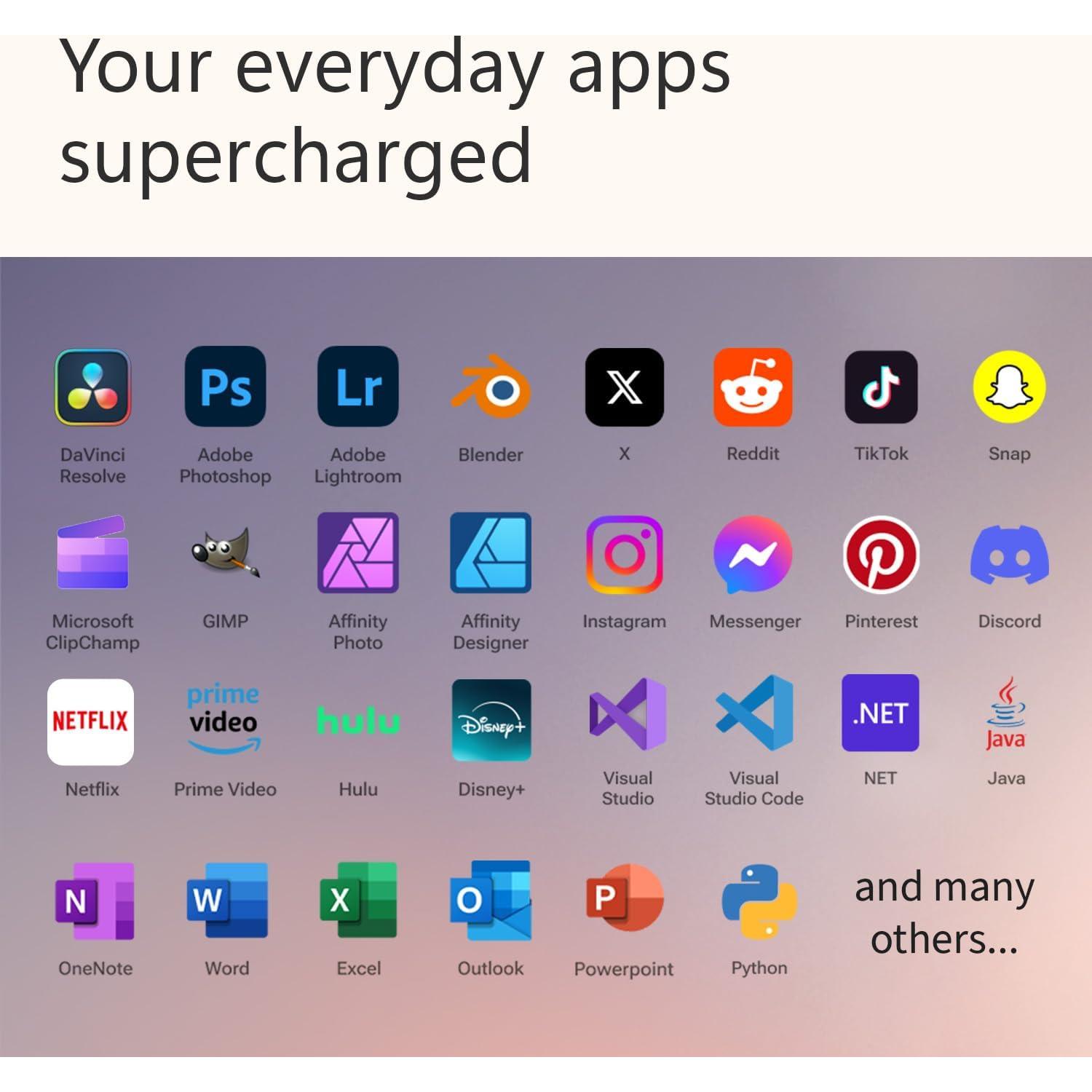 Laptop/Tablet 2-en-1 Microsoft Surface Pro 2024, 13" OLED, 16GB RAM, 256GB SSD, Negro