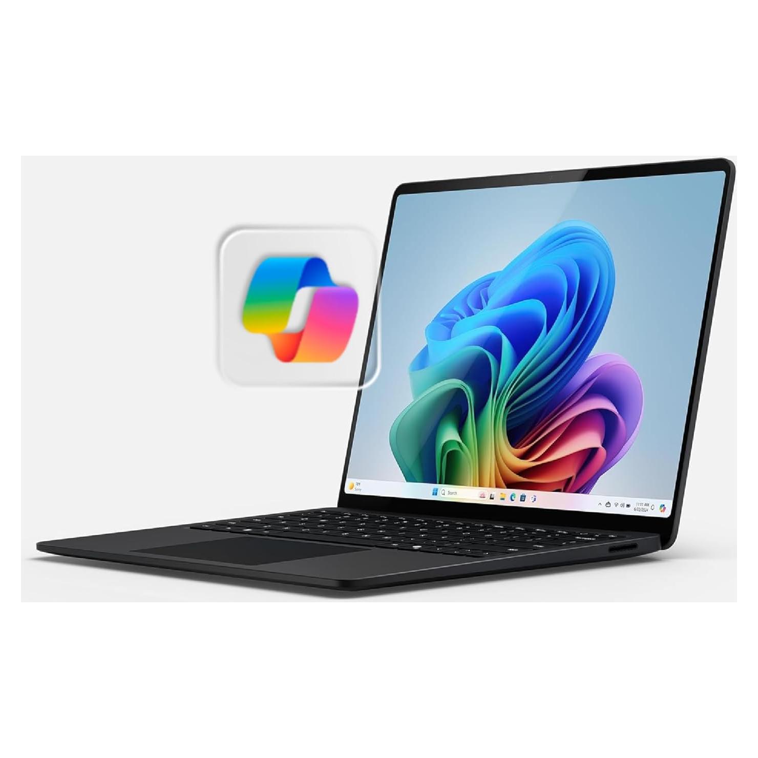 Microsoft Surface Laptop 2024, 13.8" Táctil, 16GB RAM, 512GB SSD, Negro