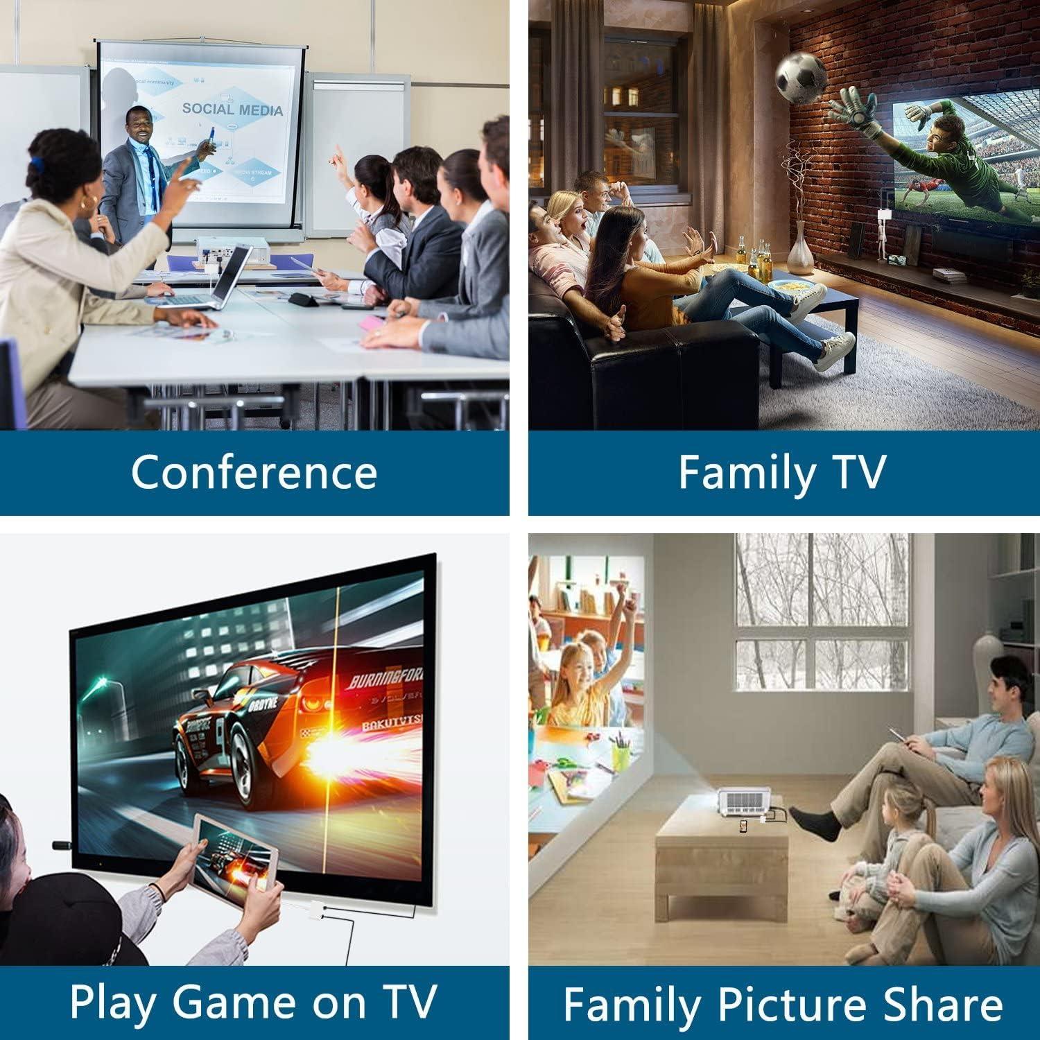 Adaptador Digital AV HDMI Kinhaly 1080P para iPhone y iPad