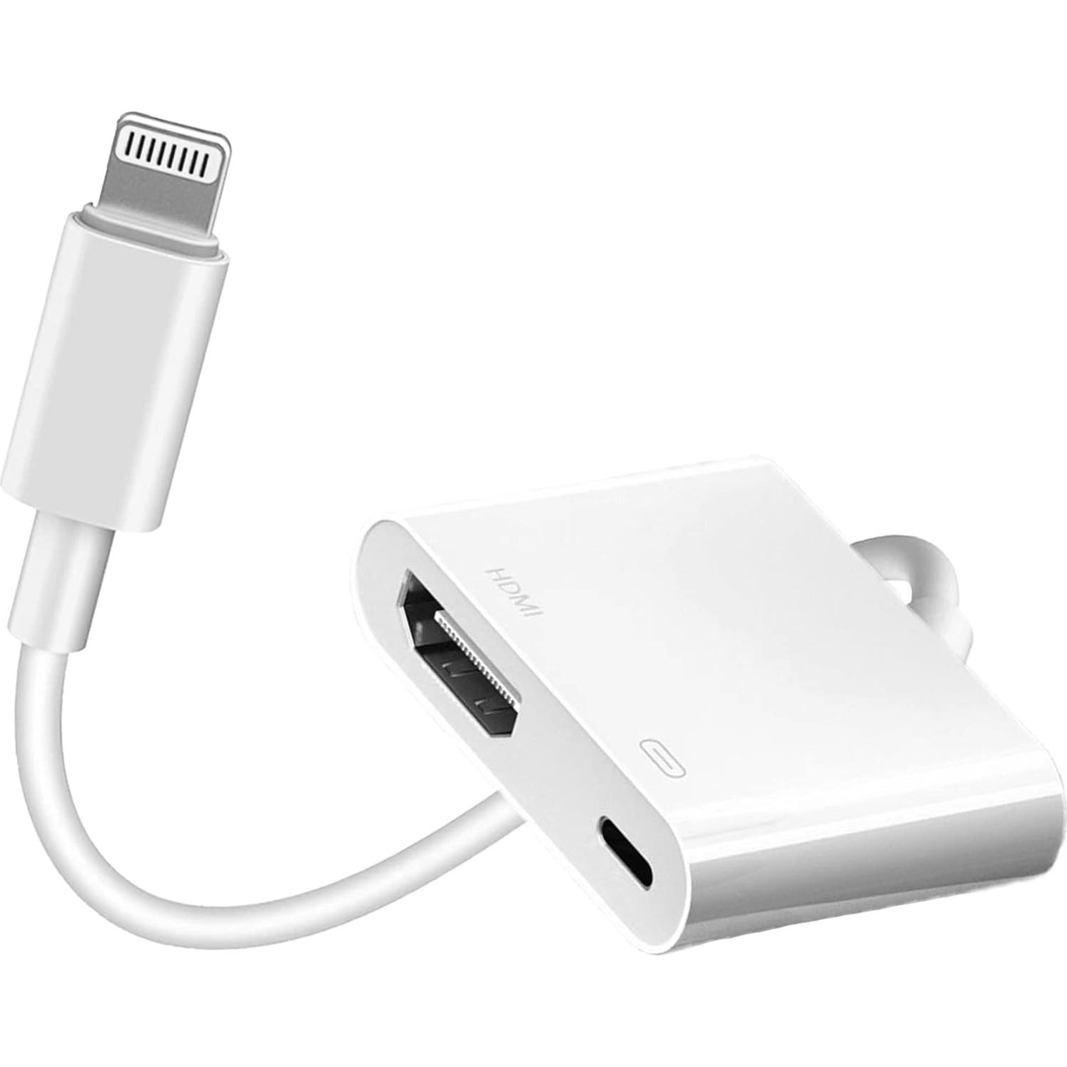 Adaptador Digital AV HDMI Kinhaly 1080P para iPhone y iPad