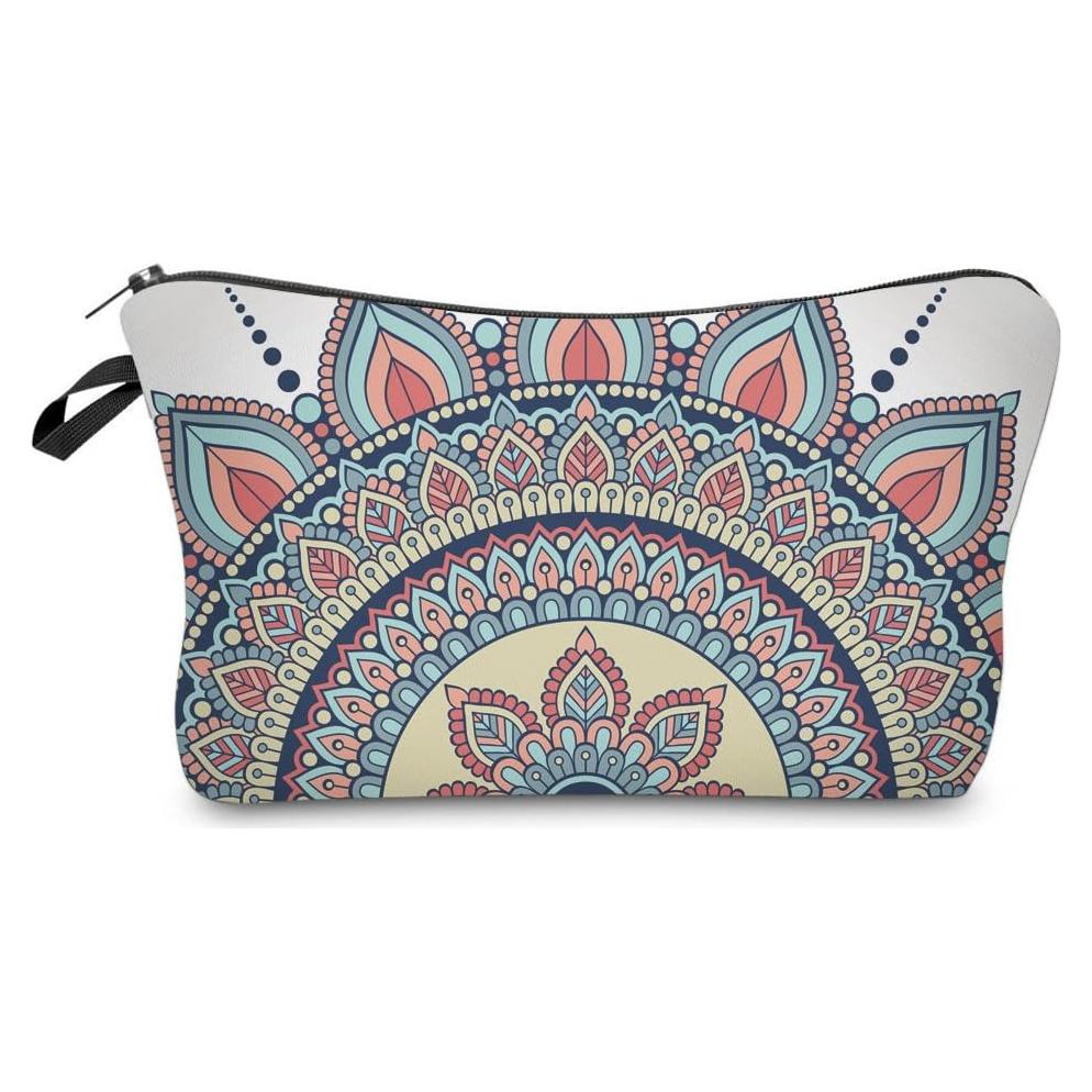 Bolsa Cosmética Impermeable Deanfun 21.9x18x13.6 cm Flores