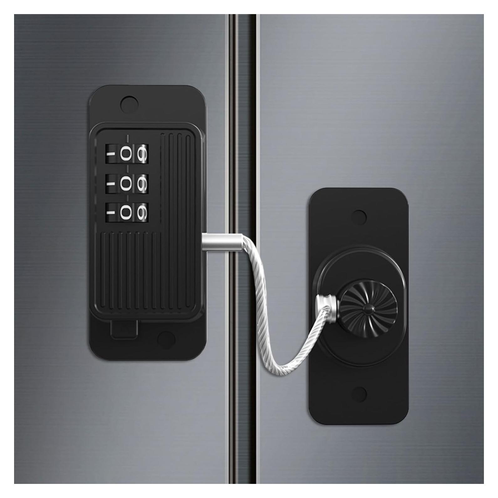 Cerradura Combinada KIZZHISI para Refrigerador y Gabinetes