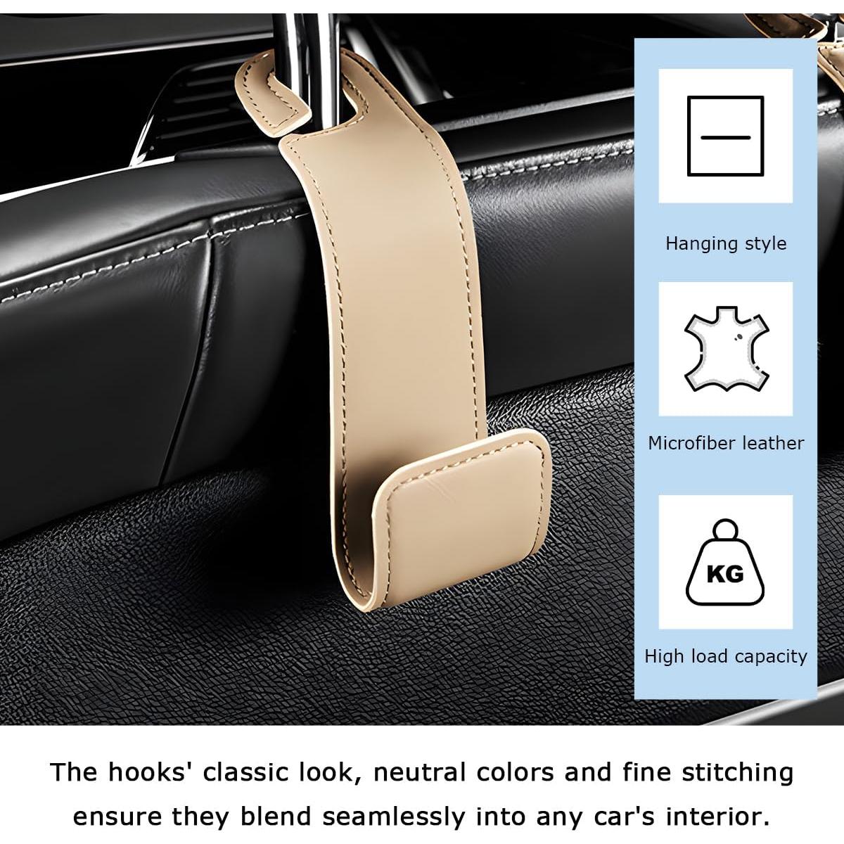 Gancho para Reposacabezas FSTURIOS Beige - Organizador Universal